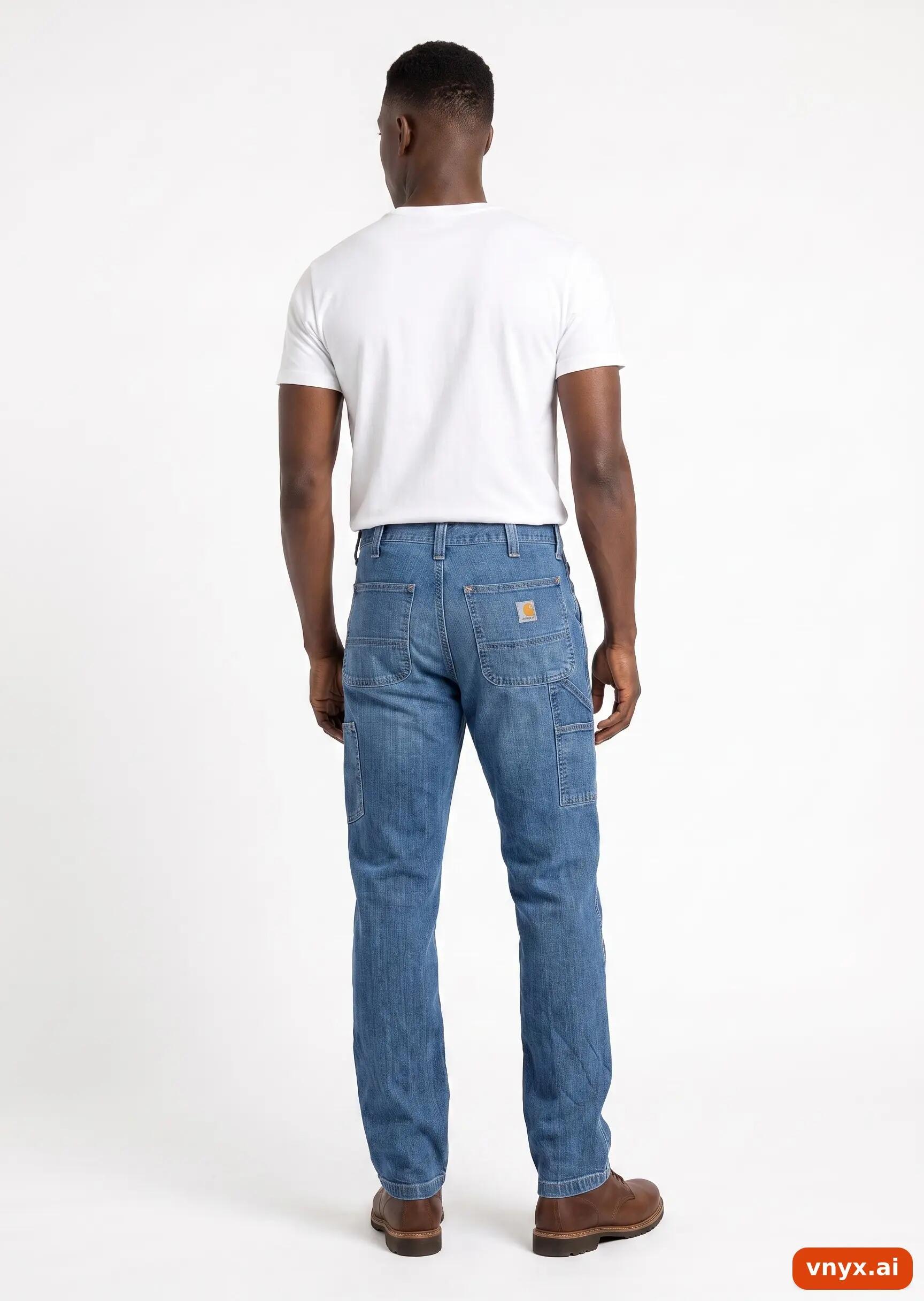 Second Life - Vintage Carhartt Blue Jeans Men W36 2/5