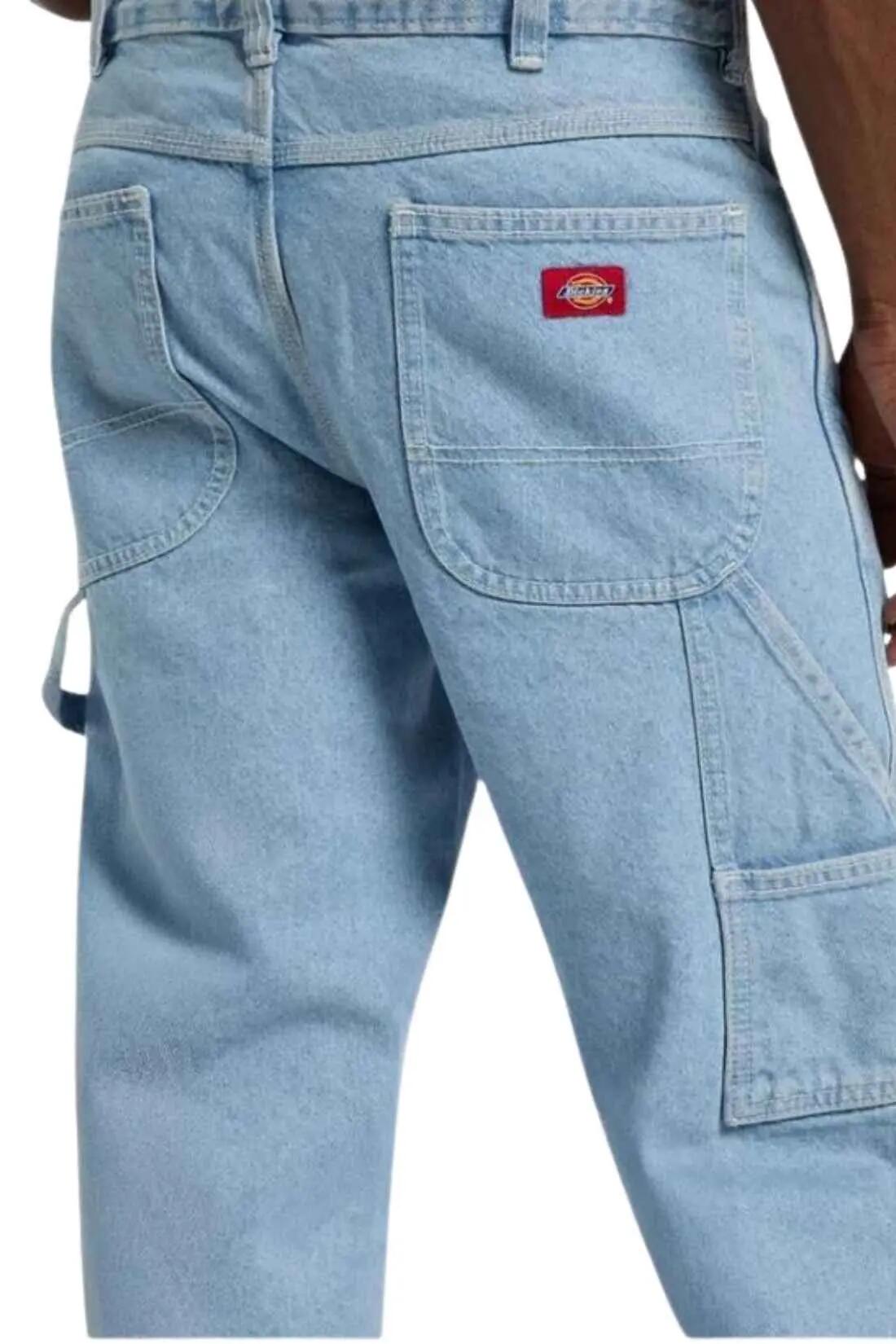 Pánske - džínsy - regular tapered - 993 Carpenter - svetlomodré 4/4