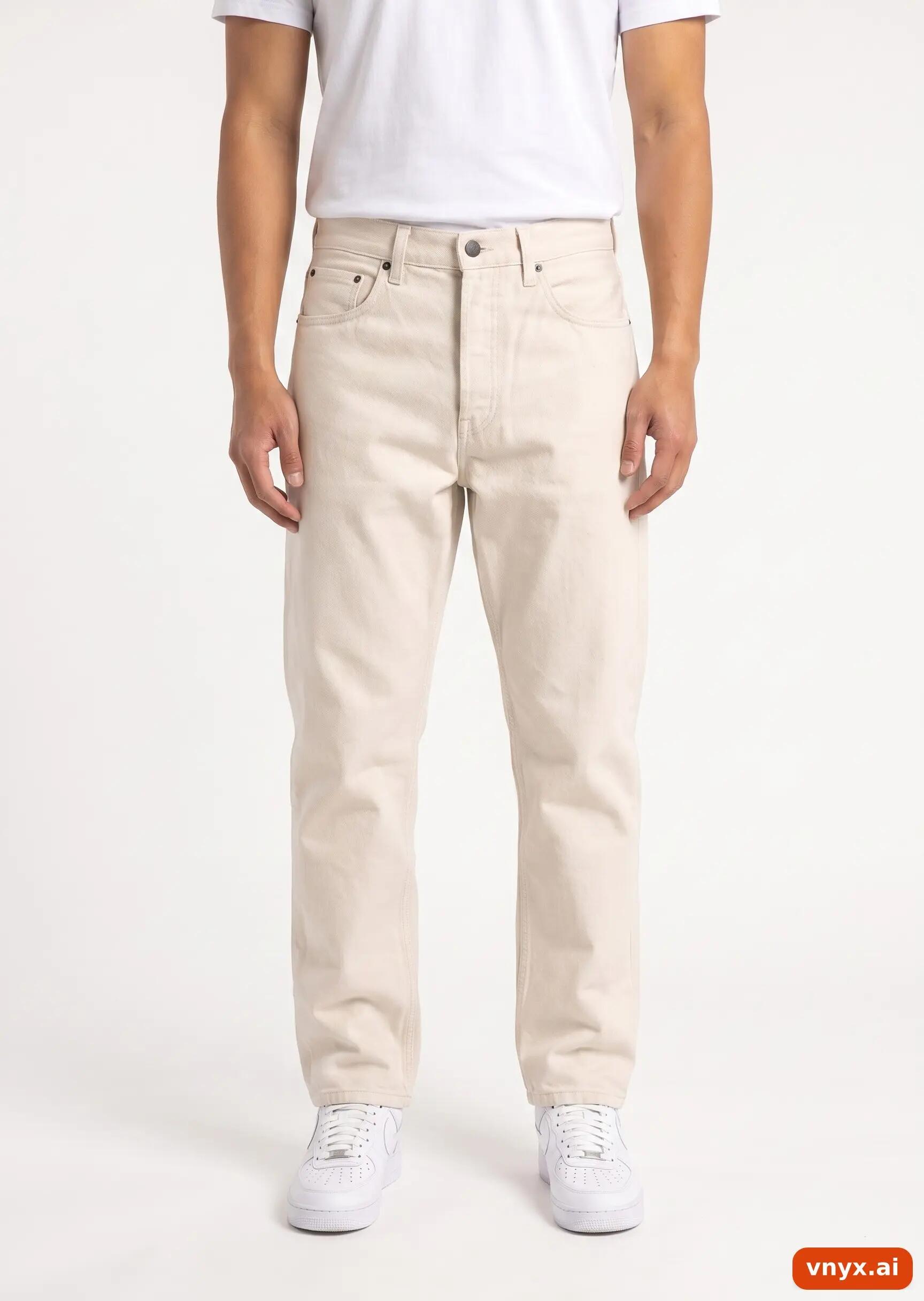 Second Life - Vintage Carhartt Off White Jeans Men 33 28 5/5