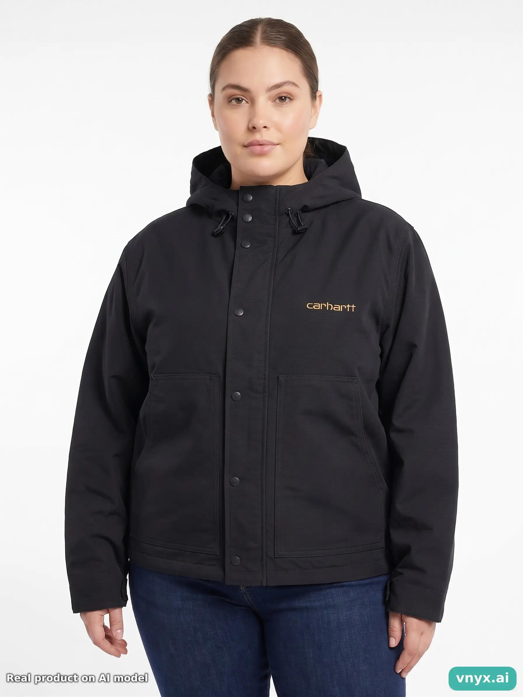 Second Life - Carhartt Jacket in Black size XL Outdoor Jacket 5/5
