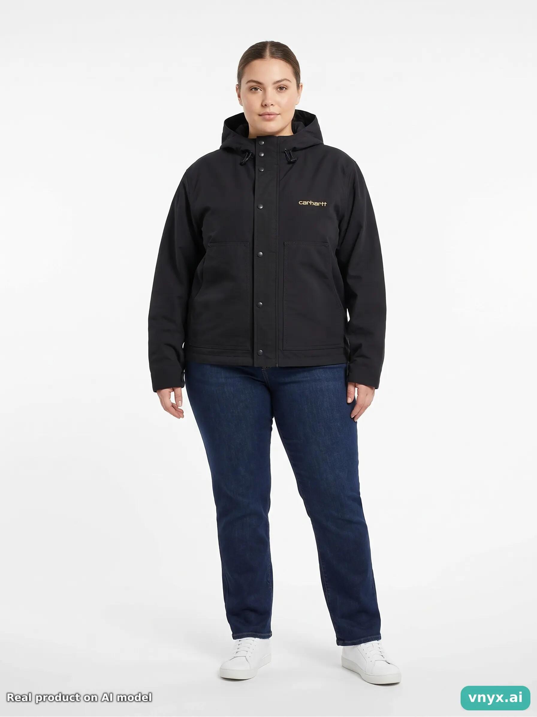 Second Life - Carhartt Jacket in Black size XL Outdoor Jacket 3/5