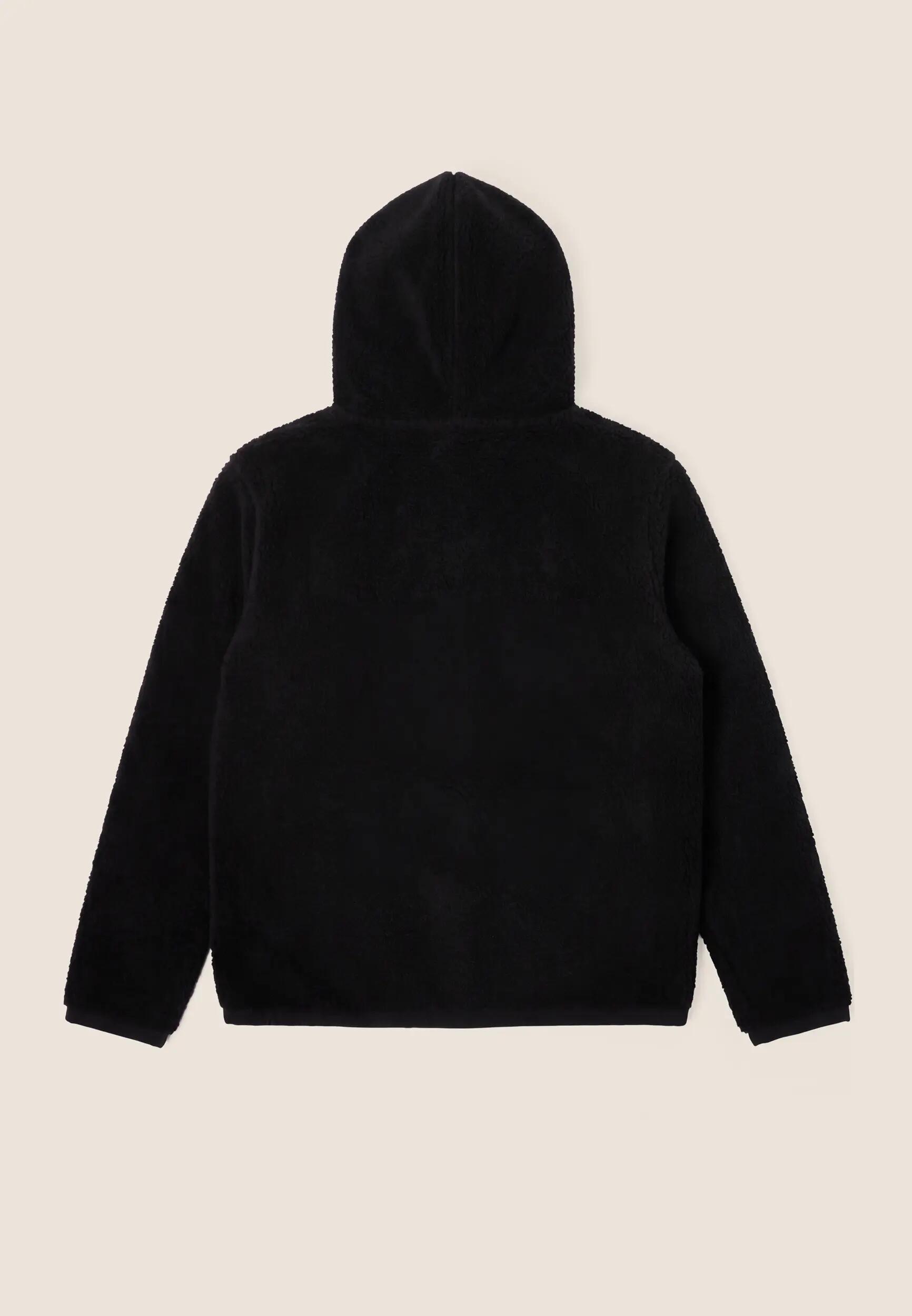 Giacca Donna in Sherpa e Polar Fleece con Zip e Cappuccio 2/3