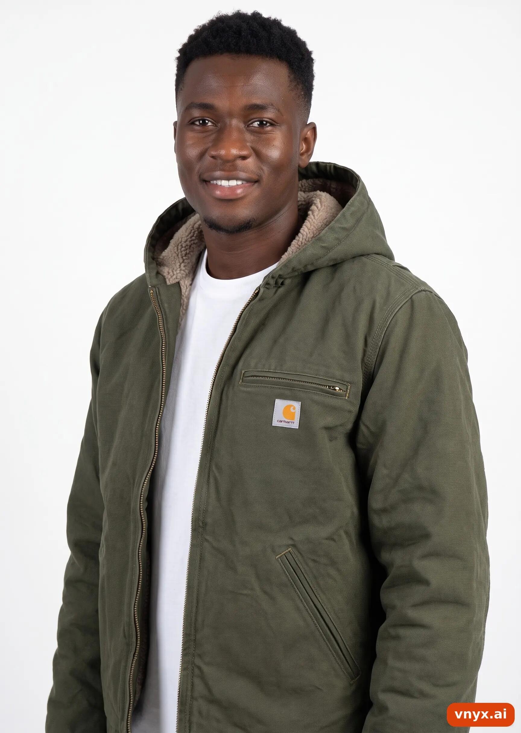 Second Life - Vintage Carhartt Olive Green Outdoor Jacket Men S 5/5