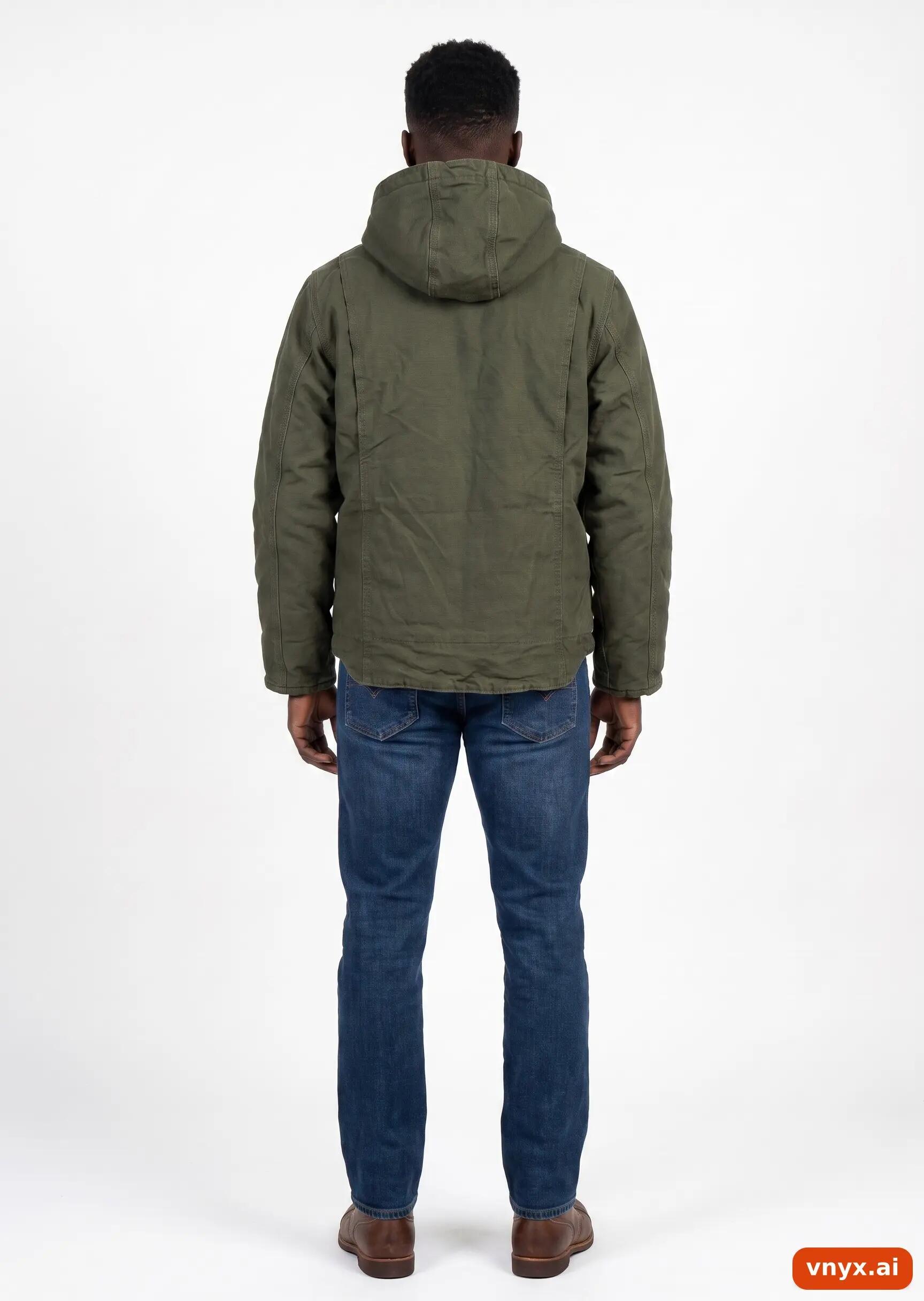 Second Life - Vintage Carhartt Olive Green Outdoor Jacket Men S 4/5