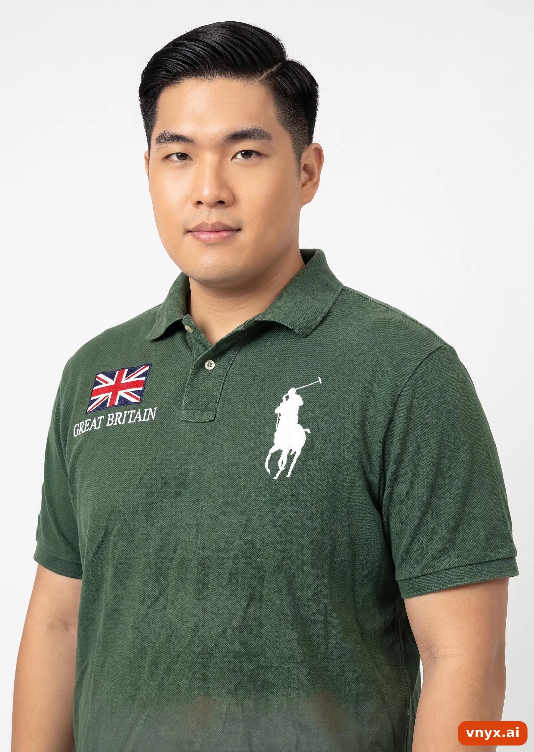 Second Life - Vintage POLO RALPH LAUREN Green Polo Shirt Men L 5/5