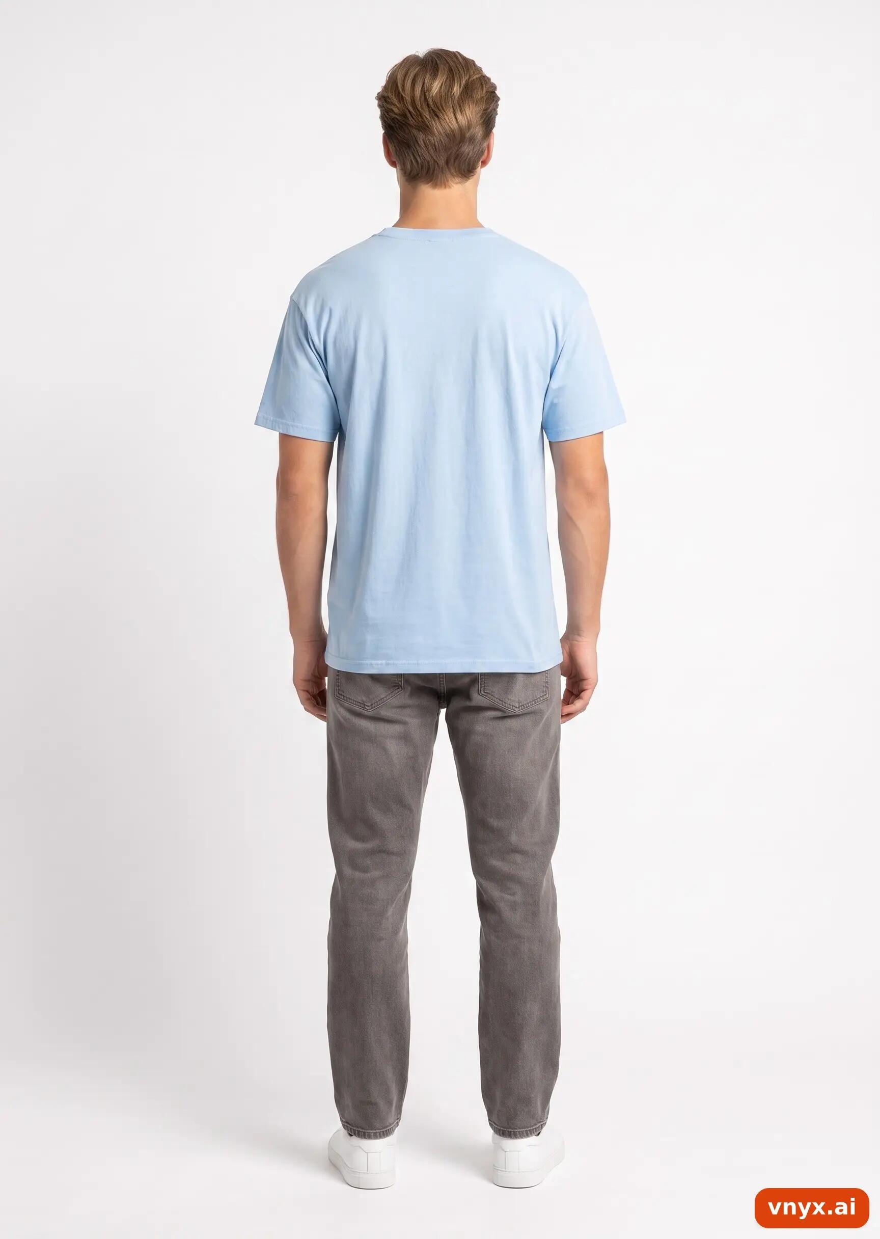 Second Life - Vintage Gildan Light Blue T-Shirt Men XL 4/5