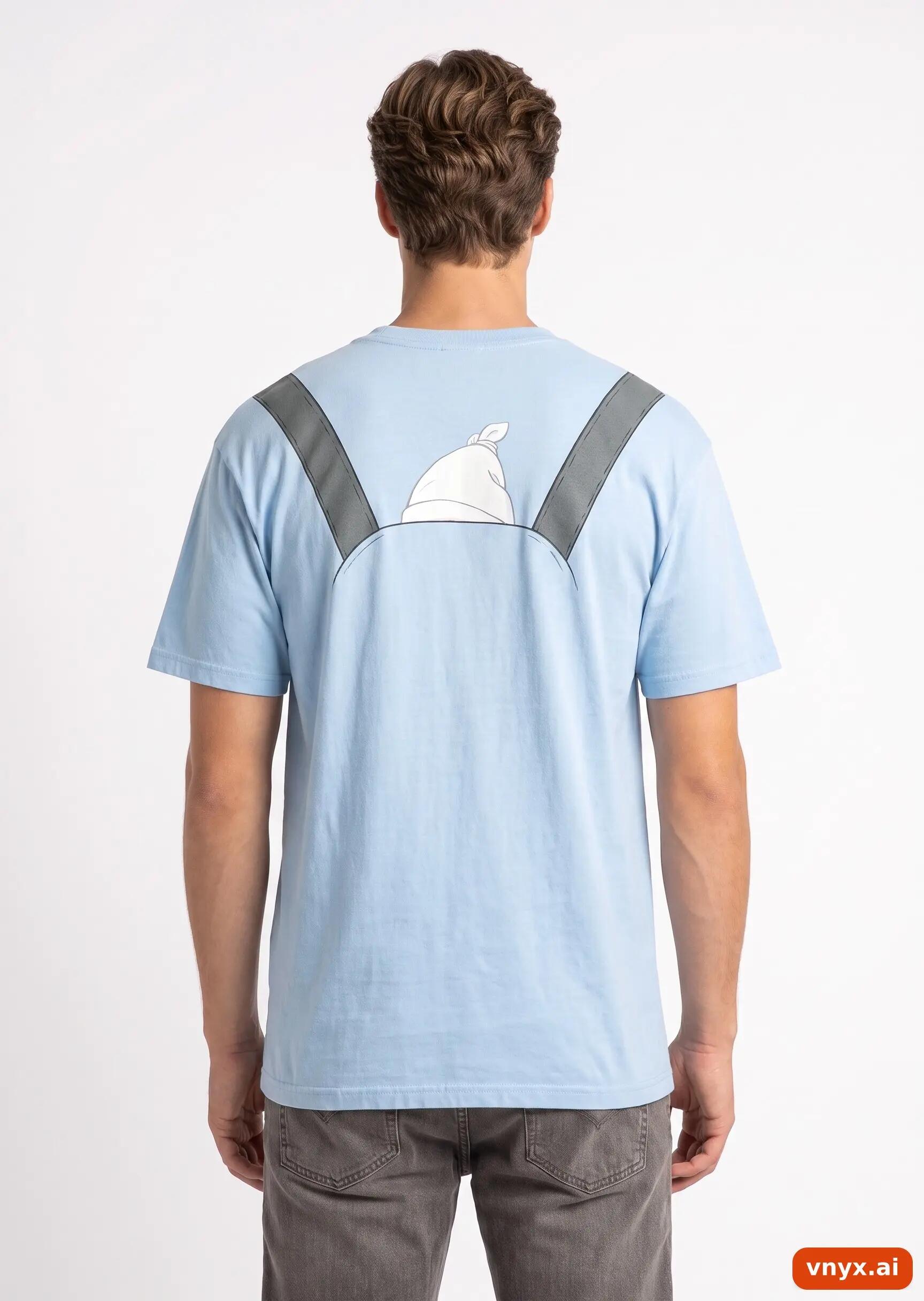Second Life - Vintage Gildan Light Blue T-Shirt Men XL 2/5