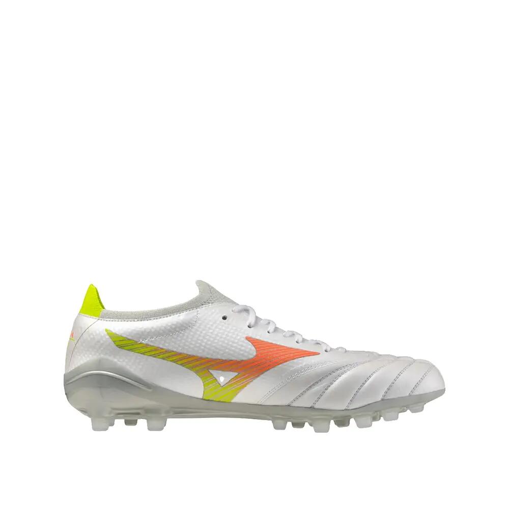 Zapatos de fútbol Mizuno Morelia Neo V β Elite Ag Blanco/Naranja 4/6