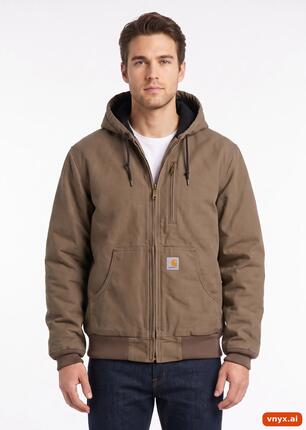 Second Life - Vintage Carhartt Tan Outdoor Jacket Men S