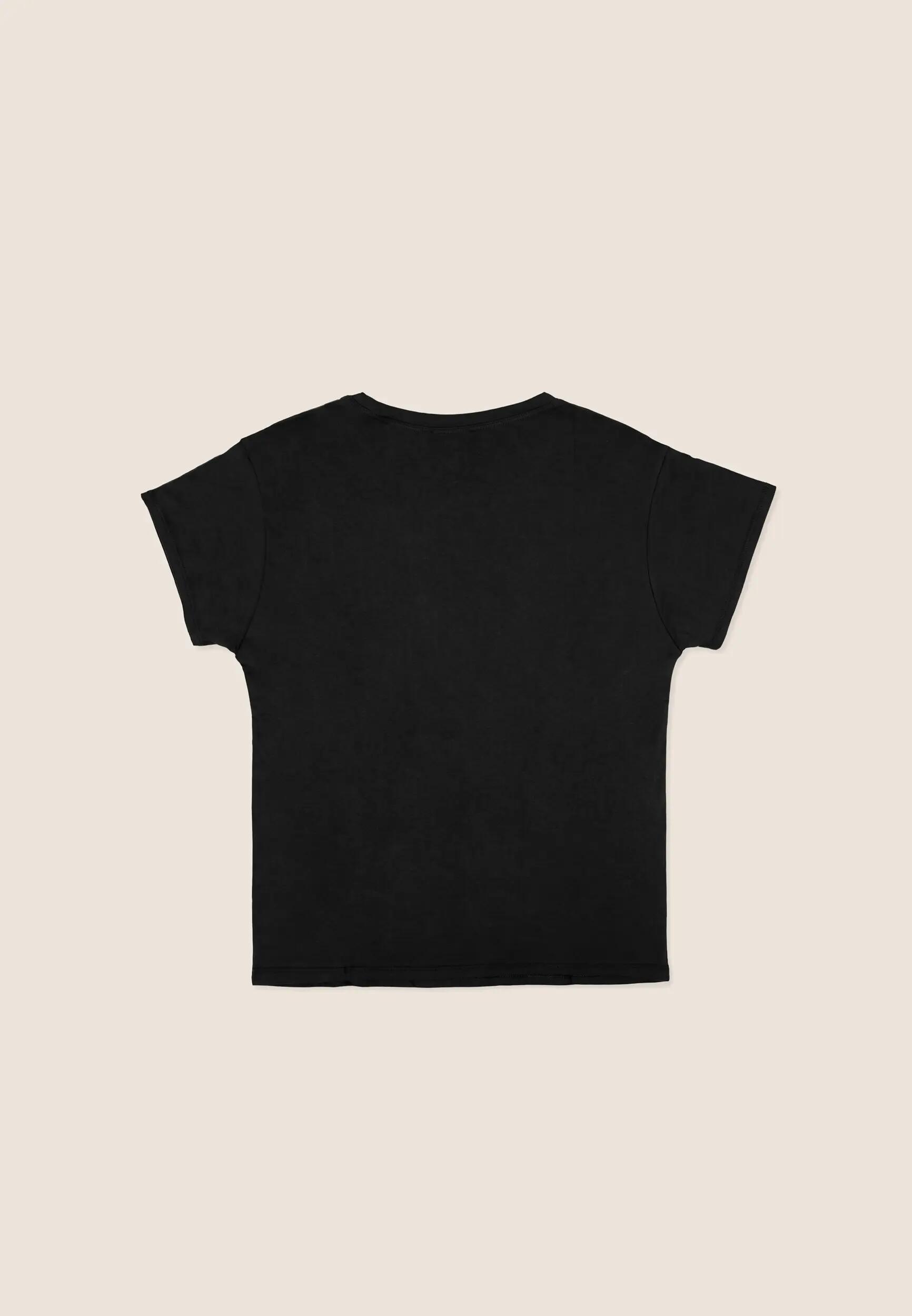 Dames T-shirt regular fit met kapmouw 2/3