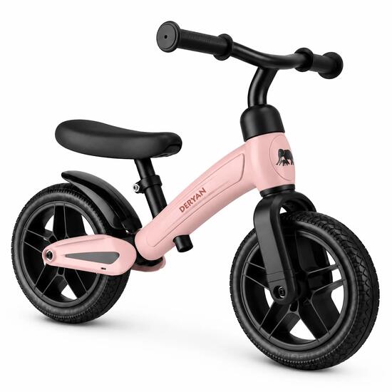 Draisienne Luxe 10 Pouces - Vélo Enfant dès 2 Ans - Rose