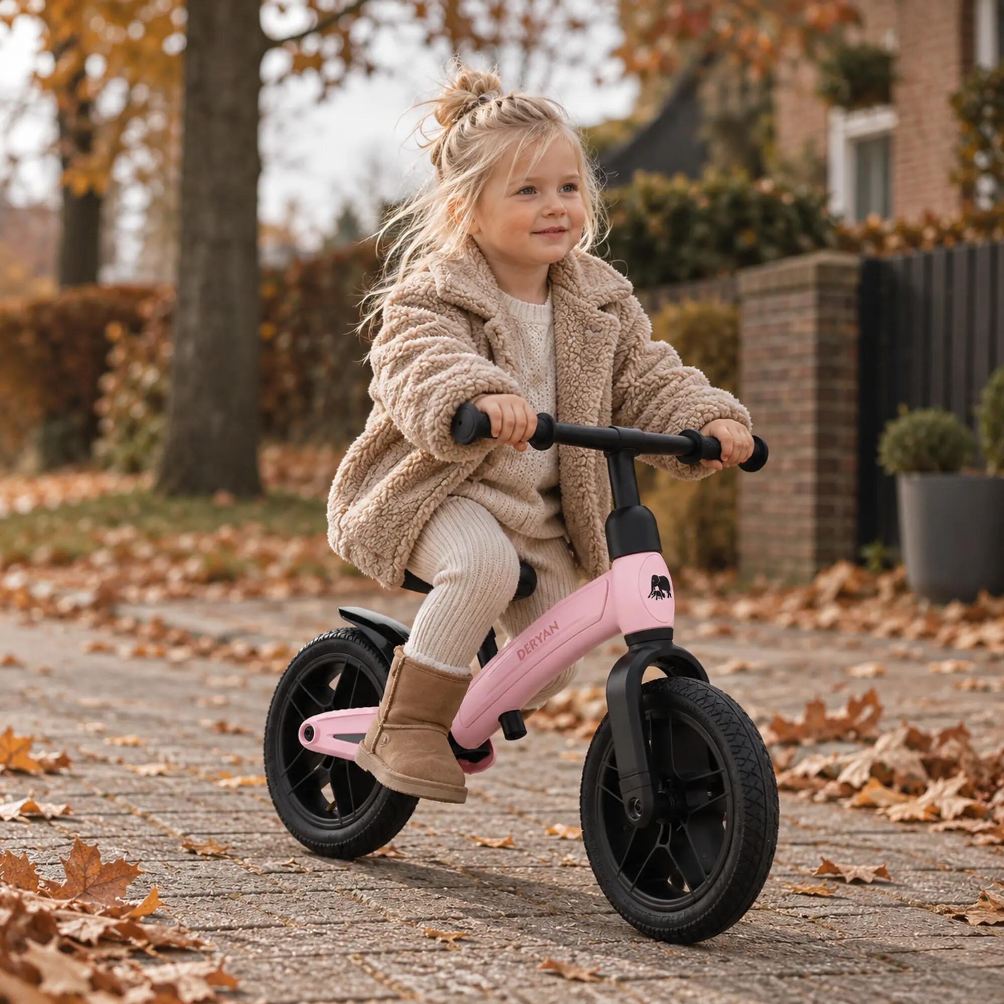 Bici Senza Pedali Luxe 10 Pollici - Bici per Bambini dai 2 Anni - Rosa 5/5