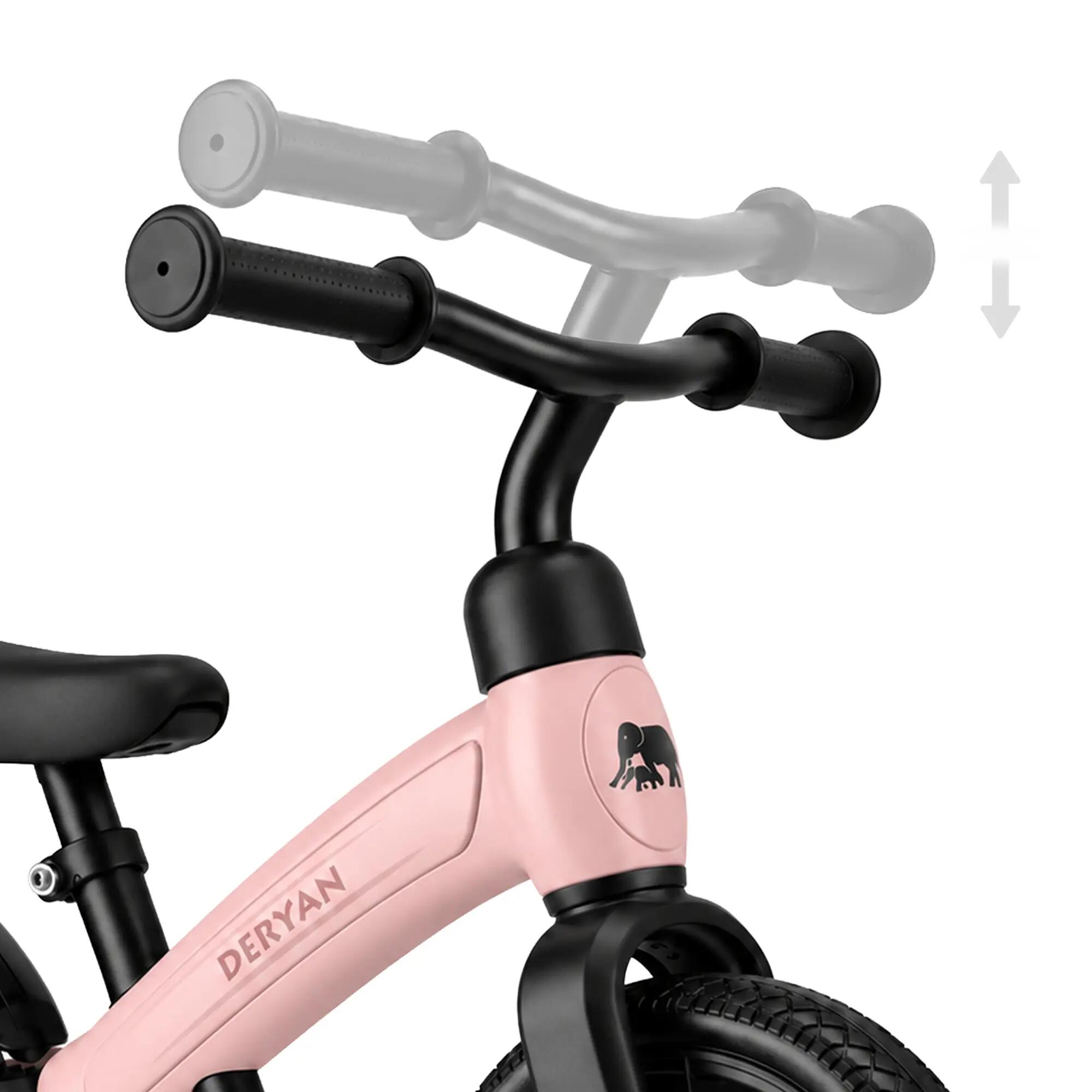 Bici Senza Pedali Luxe 10 Pollici - Bici per Bambini dai 2 Anni - Rosa 4/5