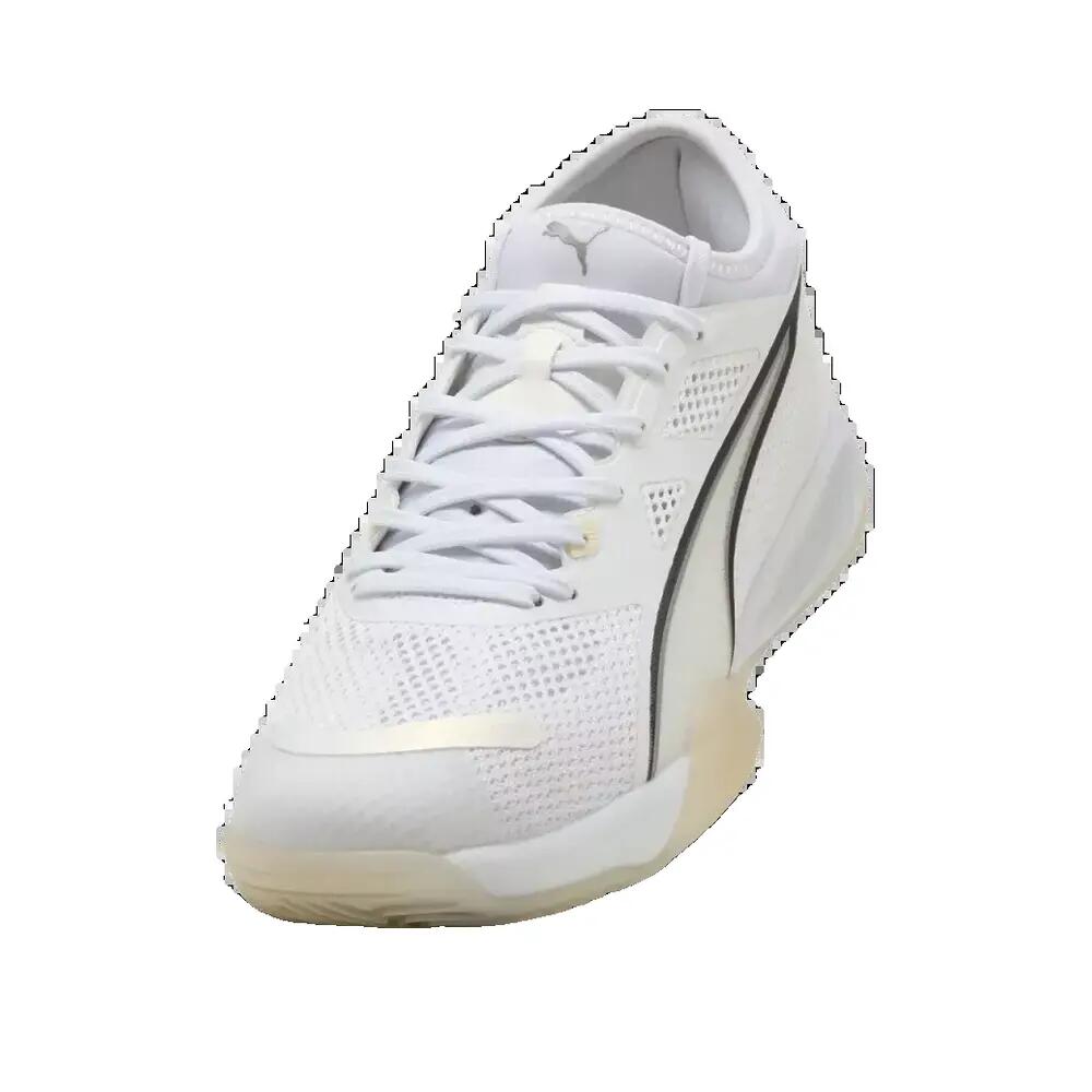 Chaussures de handball PUMA Eliminate NITRO SQD 4 Blanc/Noir 2/6