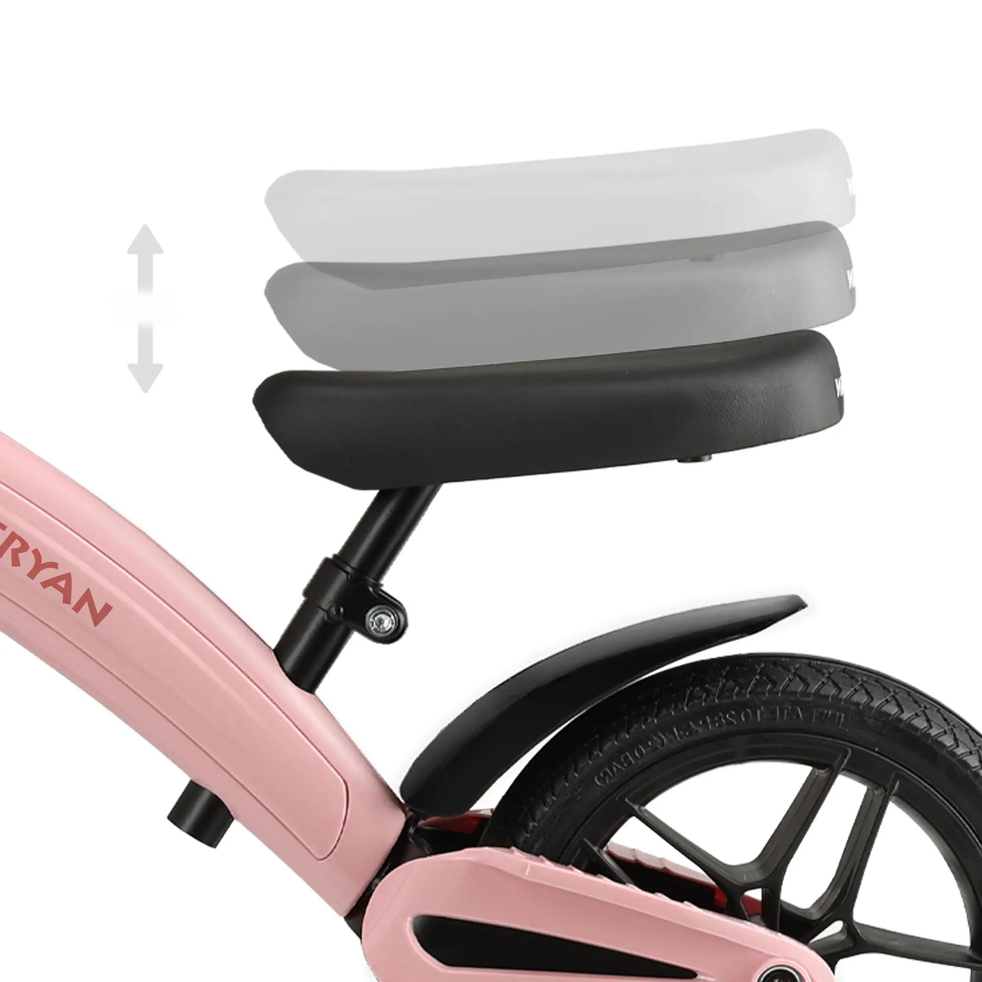 Bici Senza Pedali Luxe 10 Pollici - Bici per Bambini dai 2 Anni - Rosa 3/5