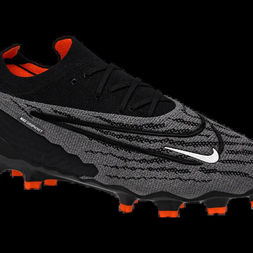 Pánske futbalové kopačky FG s kolíkmi - Nike Phantom GX Elite Gripknit - sivé