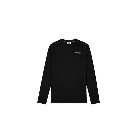 T-shirt à manches longues pour hommes coupe classique en coton