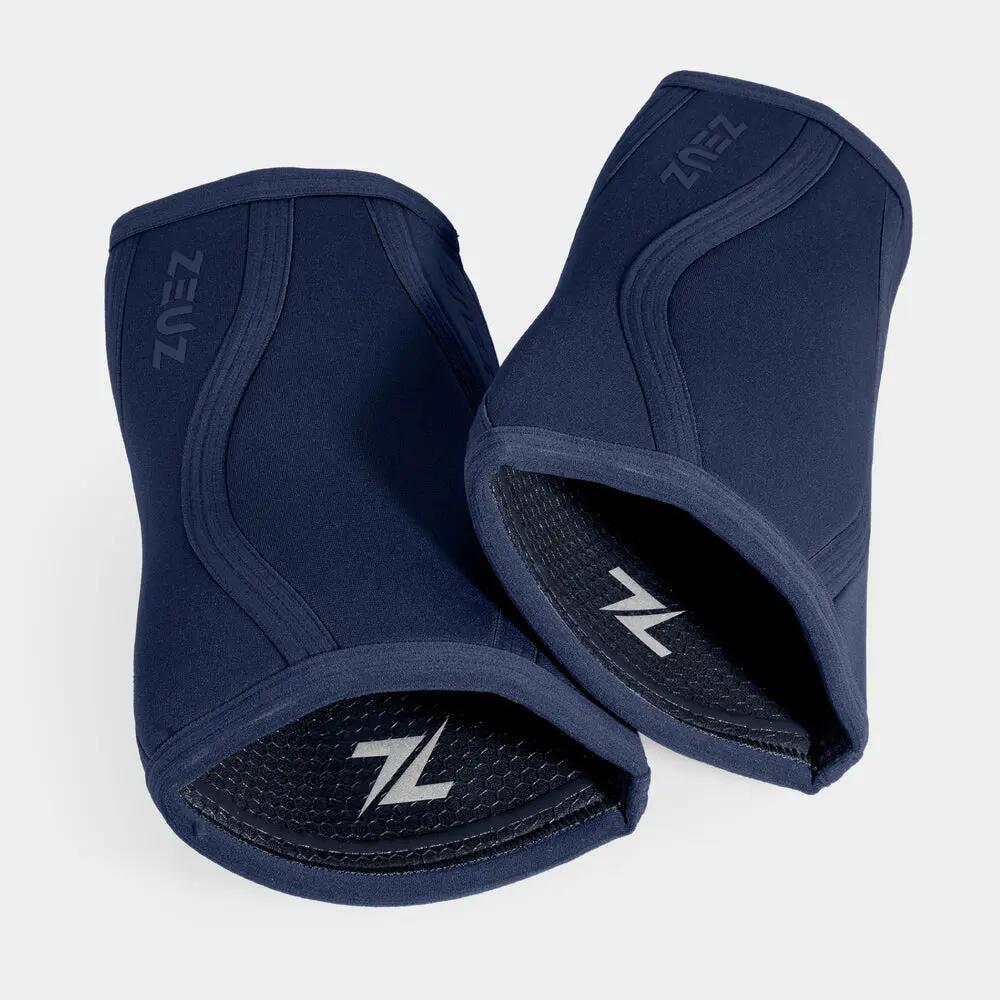 Rodillera ZEUZ Premium de 2 piezas – 7 mm – Azul marino – Talla XXL 4/6