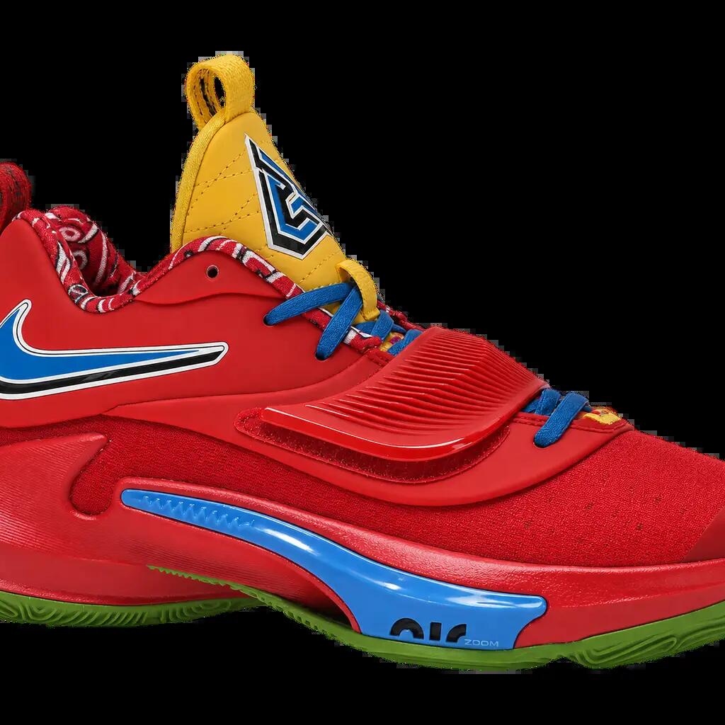 Pánske basketbalové topánky Zoom Freak 3 NRG - červené