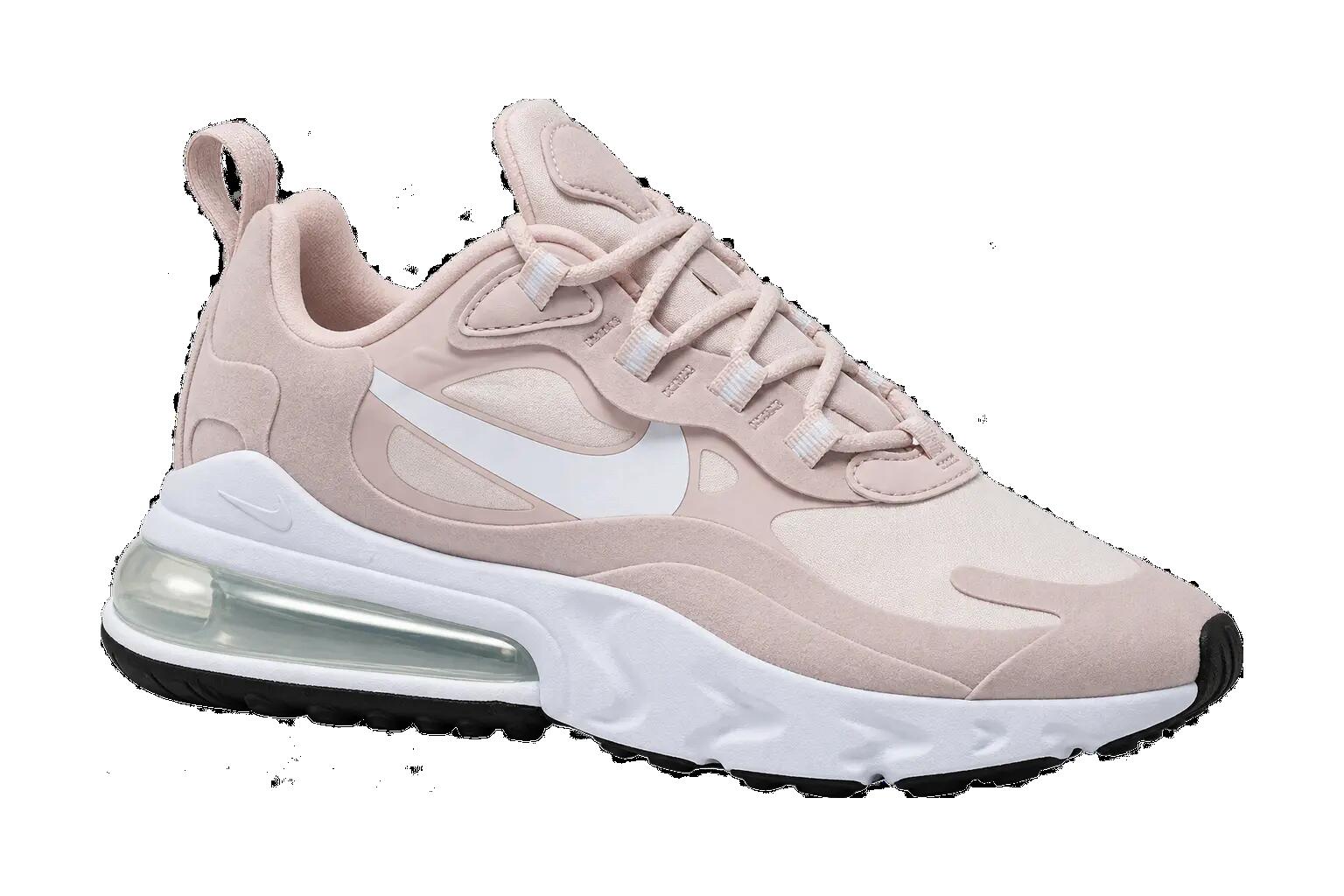 Baskets femme basses Nike Air Max 270 React - Rose 1/1