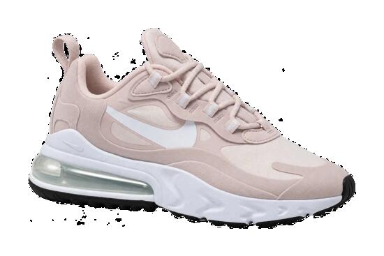 Baskets femme basses Nike Air Max 270 React - Rose