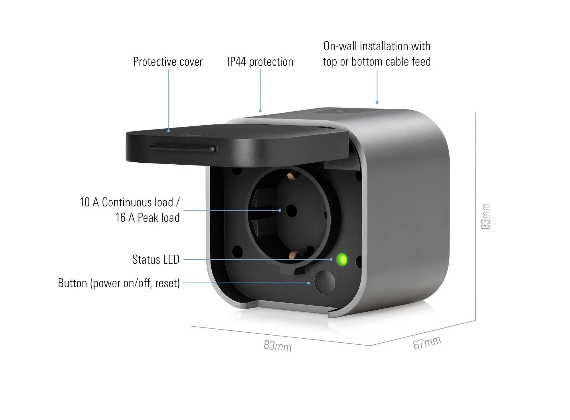 Ficha inteligente para exterior - Eve Energy Outdoor - Matter 9/11