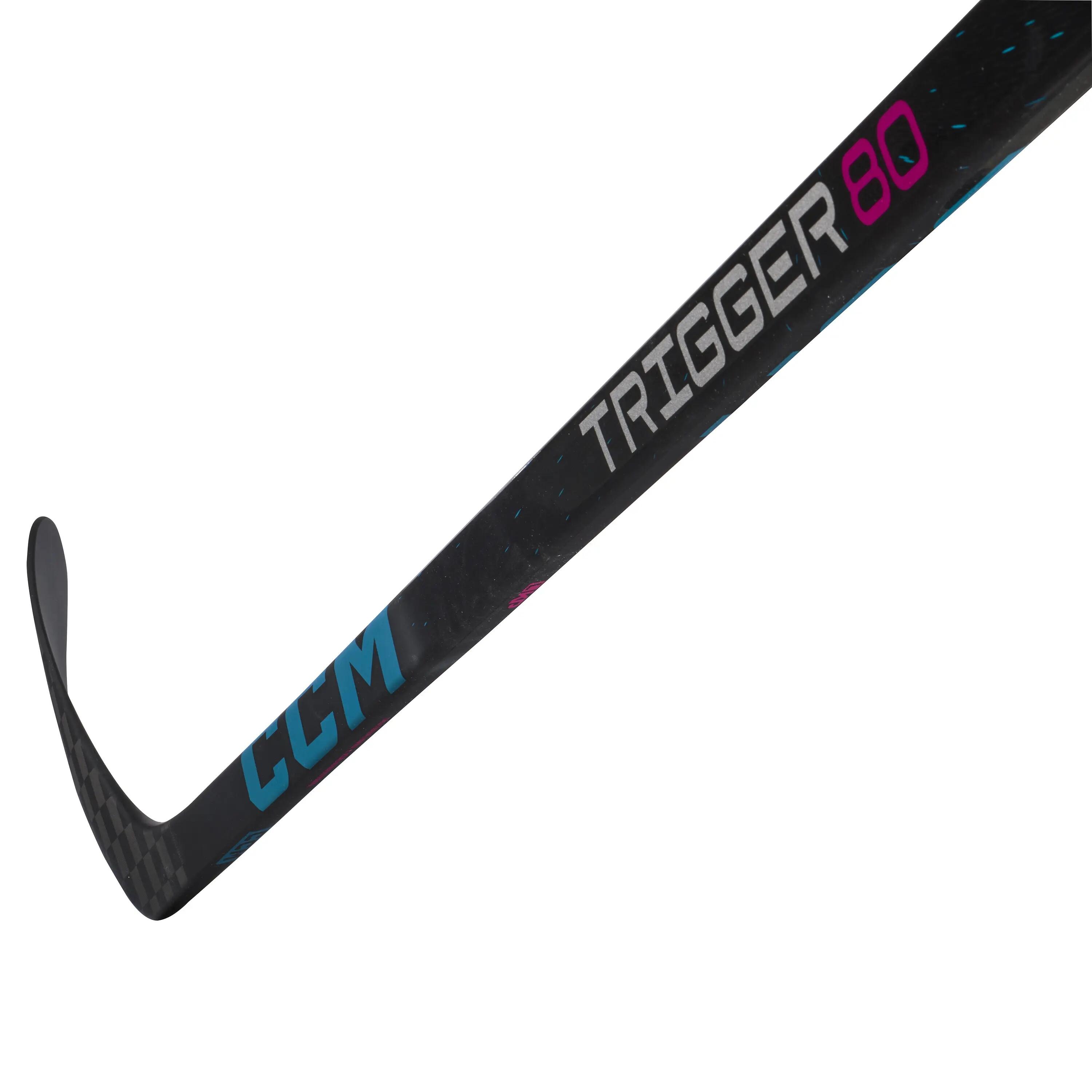CCM Ribcor Trigger 80 Intermediate stick compósito de hóquei preto – P29 R 7/8
