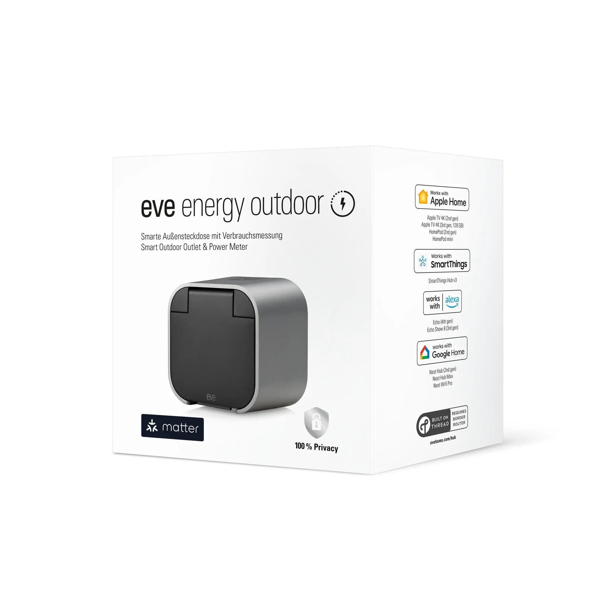 Ficha inteligente para exterior - Eve Energy Outdoor - Matter 6/11