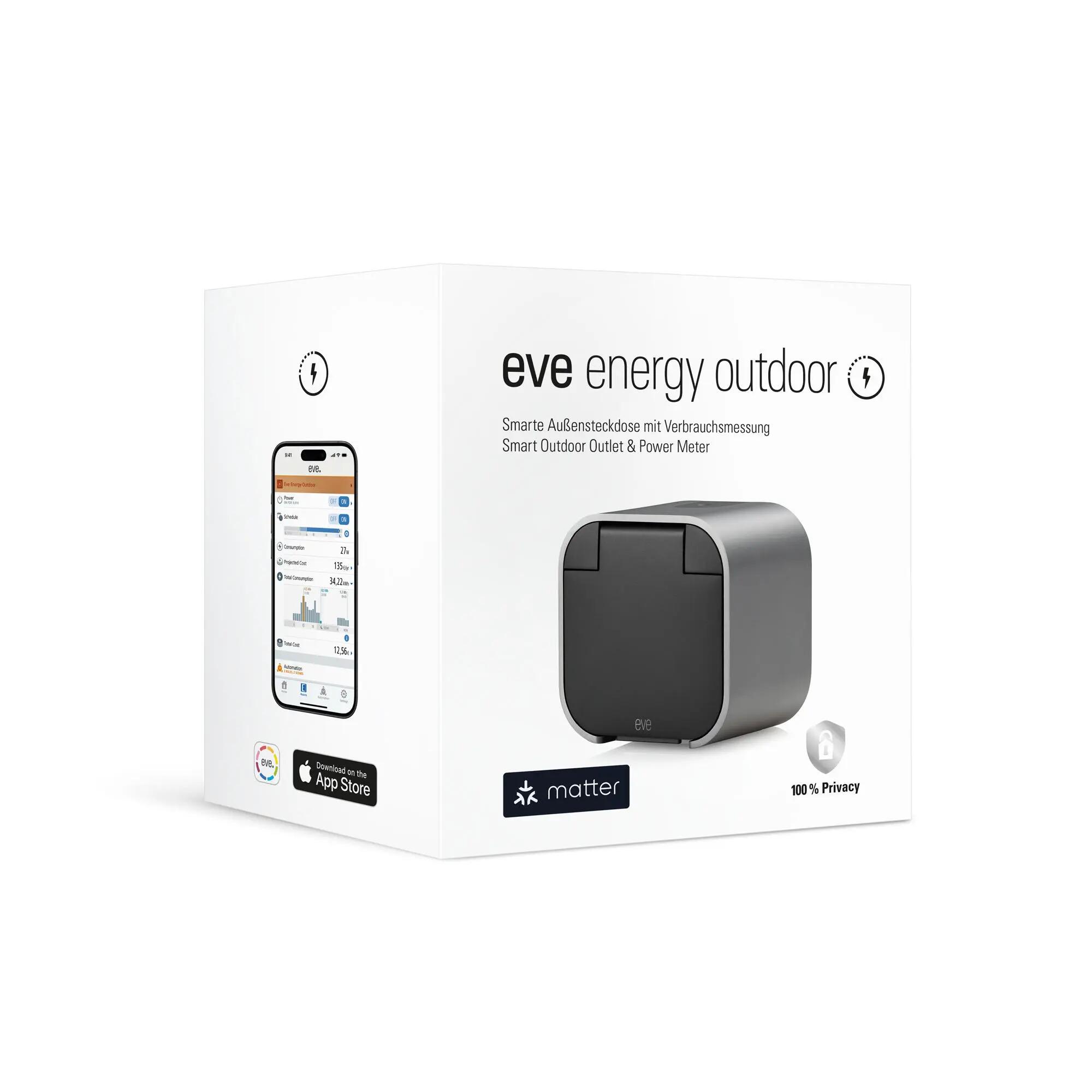 Ficha inteligente para exterior - Eve Energy Outdoor - Matter 5/11