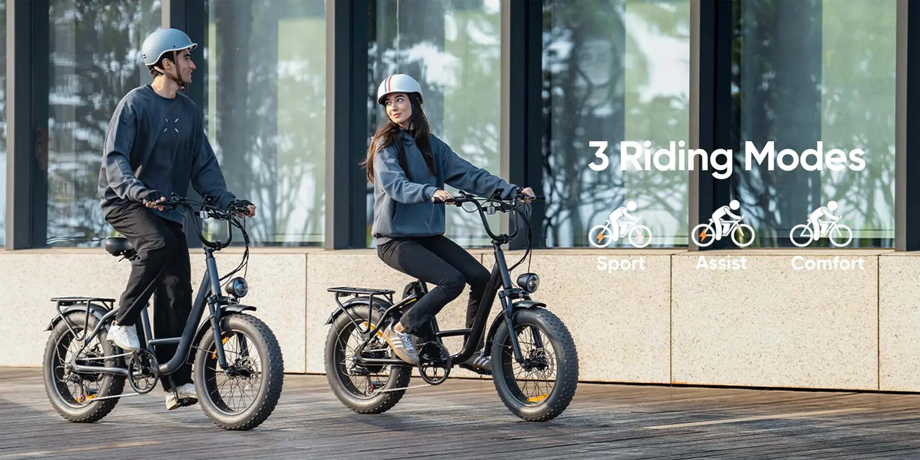 Stads e-bike URLIFE E20 PRO 20" all-terrain fat tires 15/15