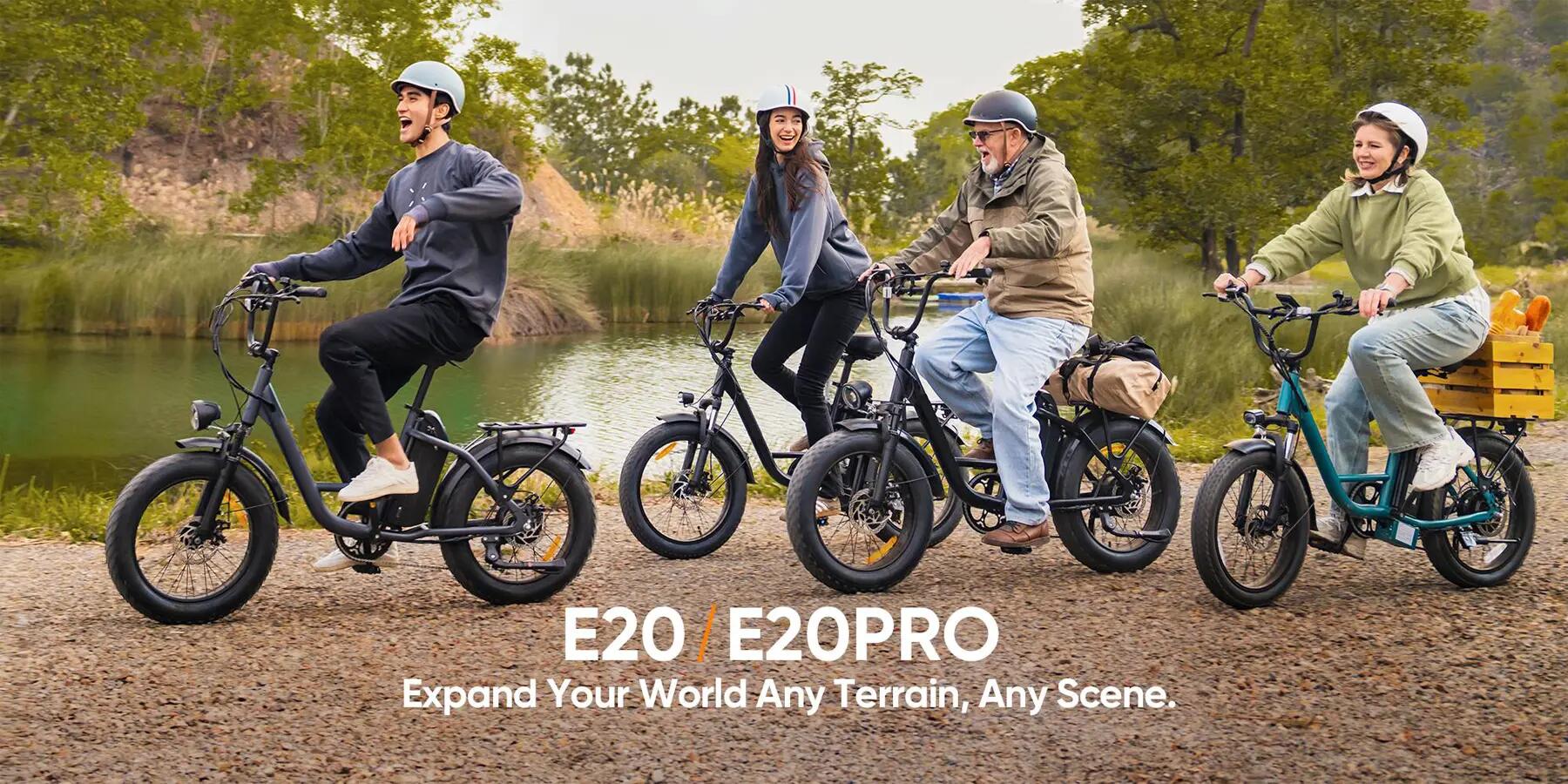 Stads e-bike URLIFE E20 PRO 20" all-terrain fat tires 14/15