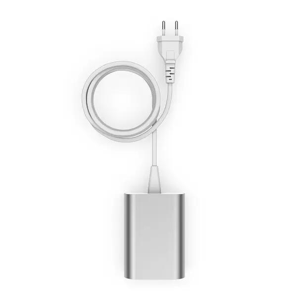 Carregador de parede - USB-C 24 W e USB 12 W - Artwizz PowerPlug - prateado 2/5