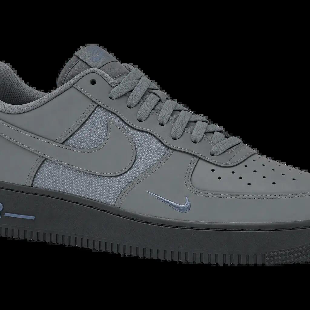 Pánske tenisky - nízky strih - Nike Air Force 1 Low '07 LV8 - sivé