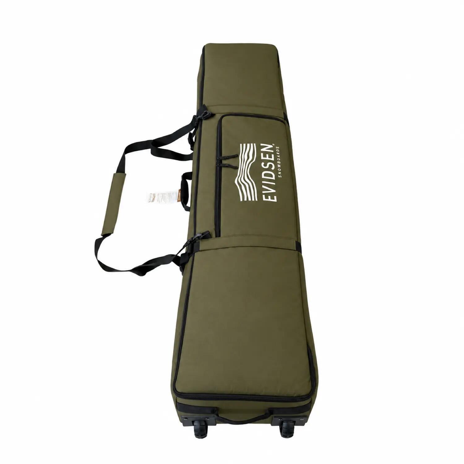 EVIDSEN - TROMSØ Travel Snowboard Bag Wheeled 166cm - Khaki 2/7