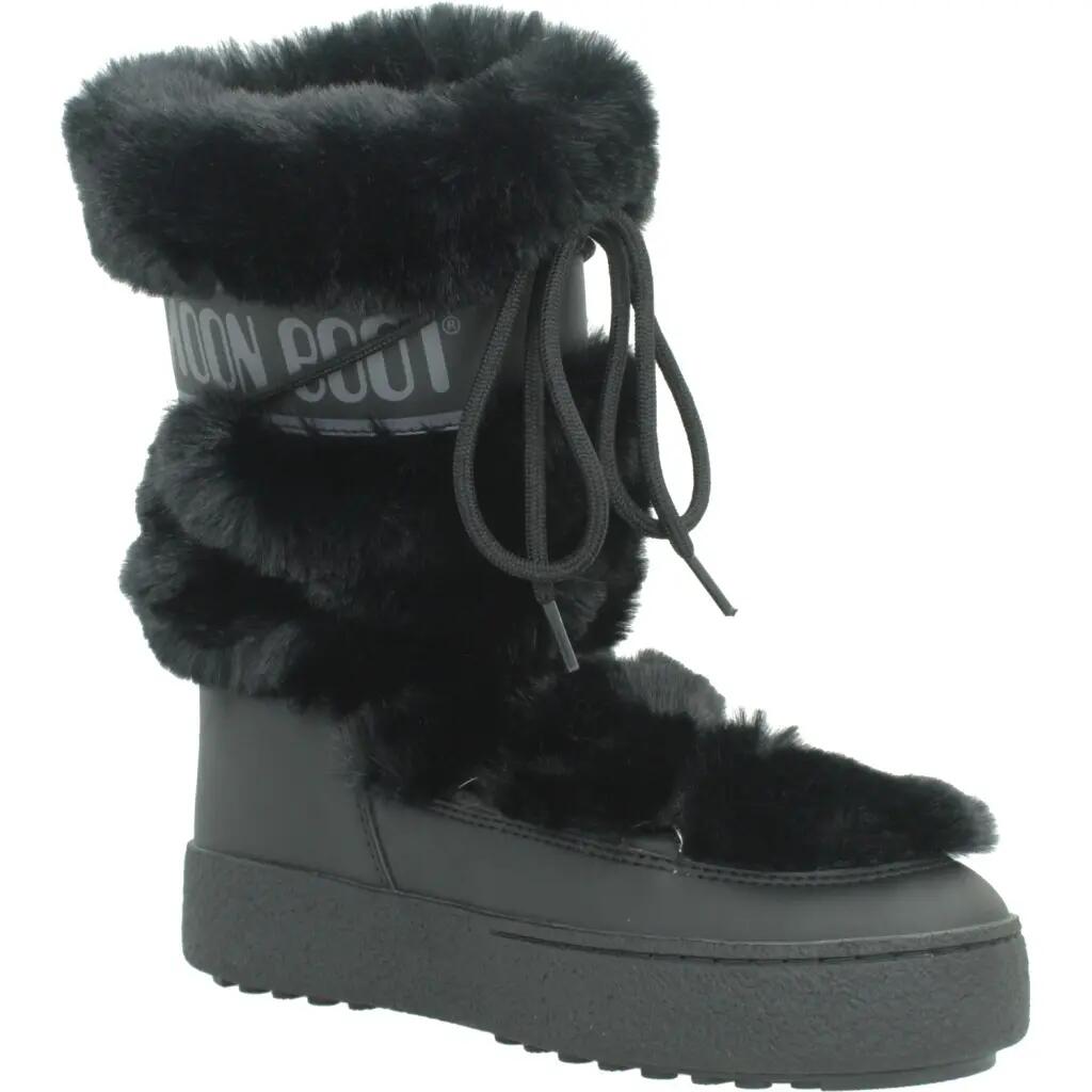 Buty MOON BOOT LTRACK FAUX FUR HIGH WP 24502100 001 Czarny 5/5