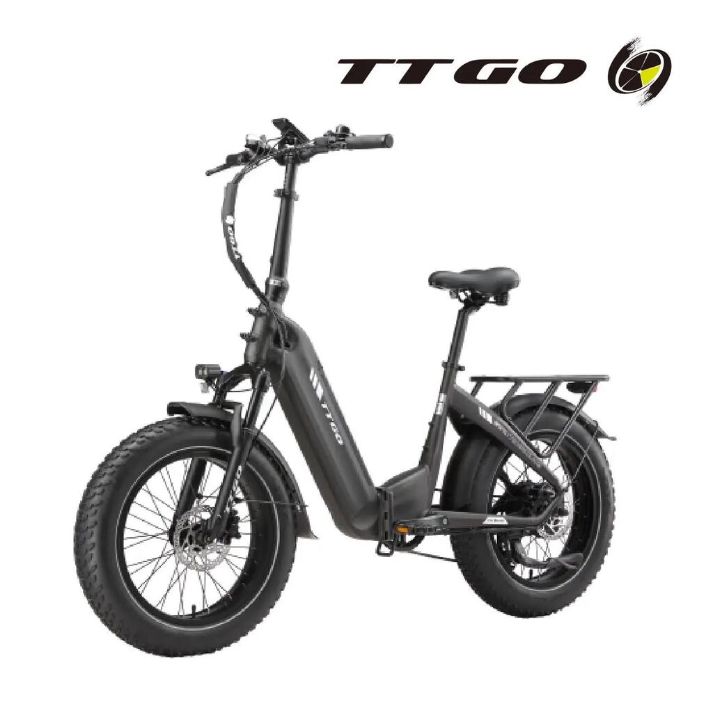 Skladací elektrický bicykel TTGO F6Boost, 20", 48V 18AH batéria, 250W