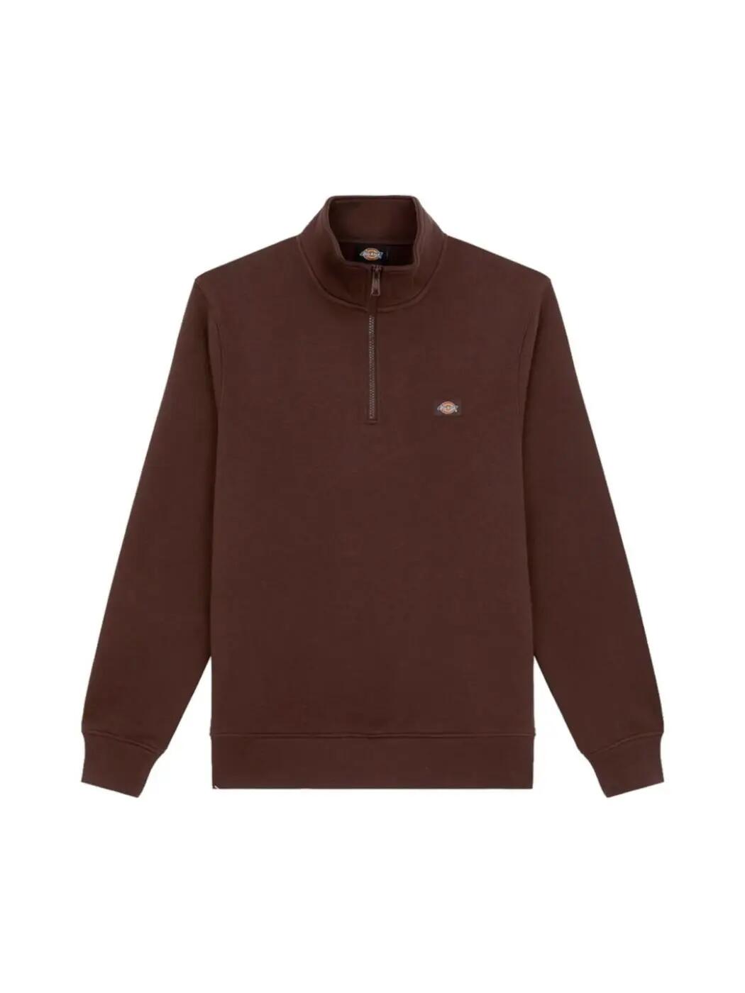 Sweatshirt und Sweatshirt für Herren Dickies Oakport quarter zip Braun. 1/4