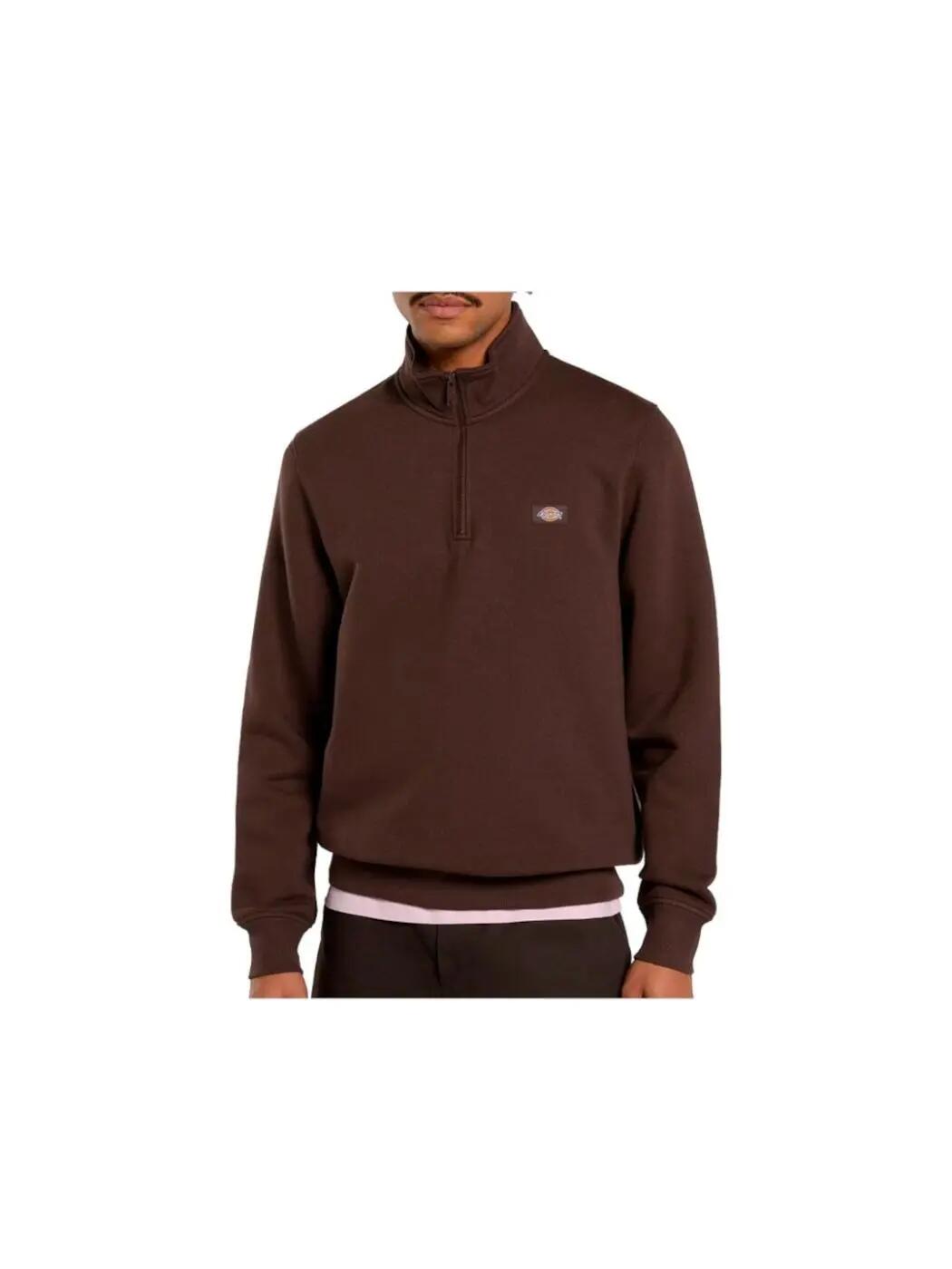 Sweatshirt und Sweatshirt für Herren Dickies Oakport quarter zip Braun. 3/4