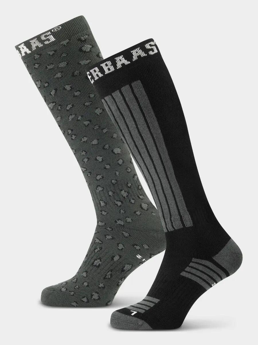 Chaussettes de ski - 6 paires - Panther Black 2/2