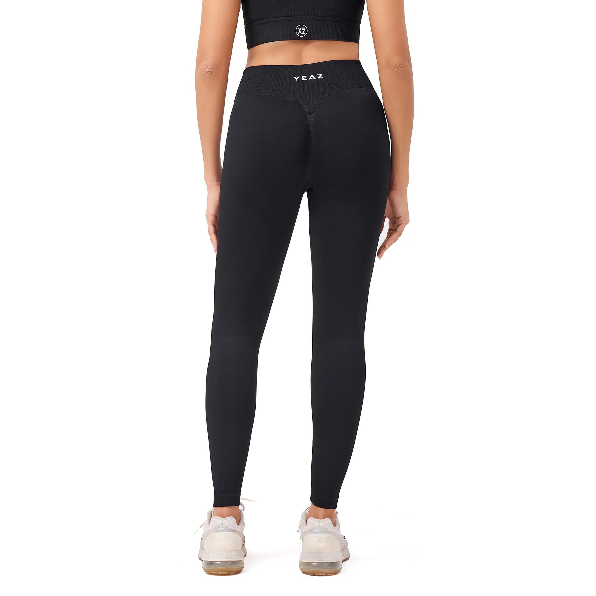 YEAZ Leggings sportivi a vita alta senza cuciture da donna FLEX 4/5