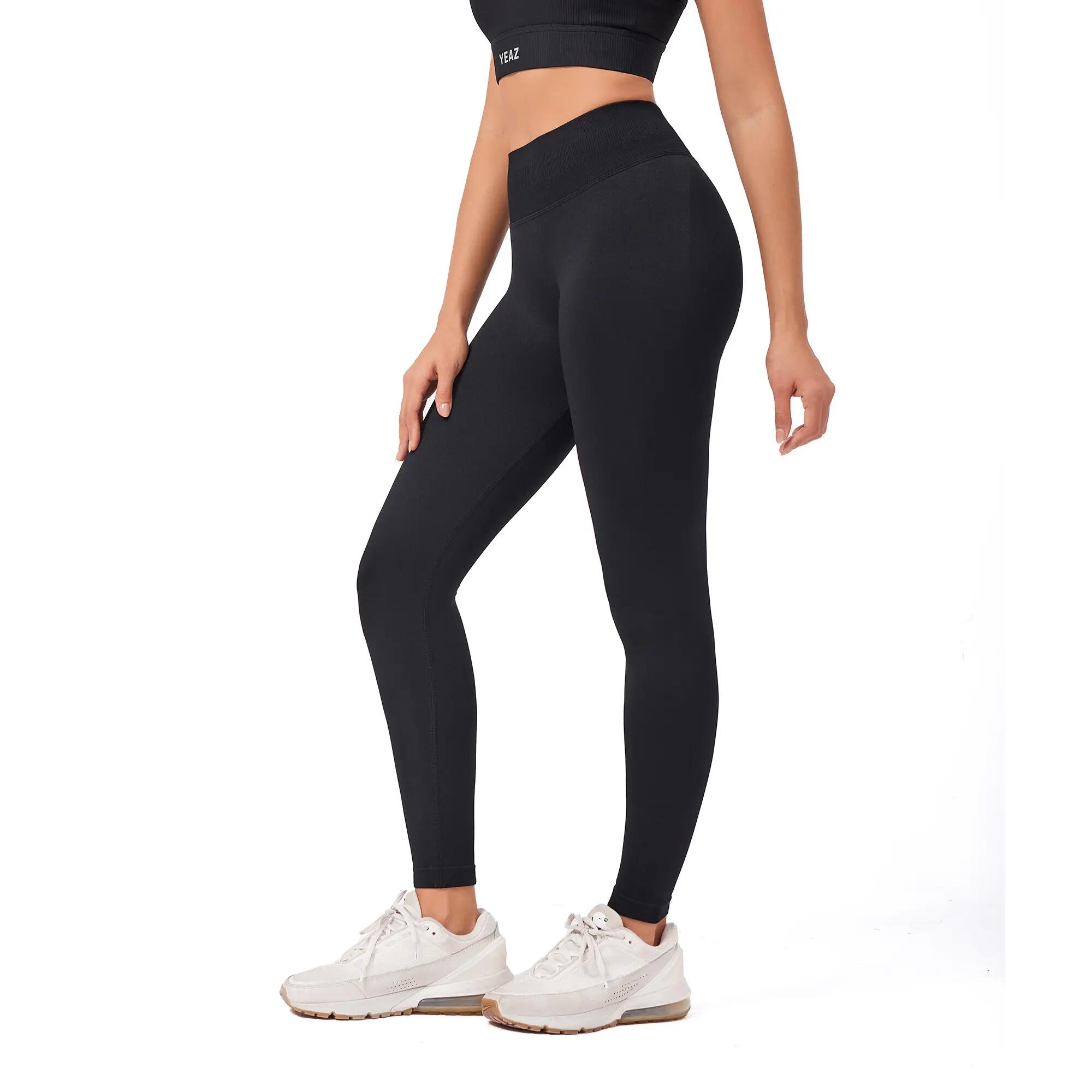 YEAZ Leggings sportivi a vita alta senza cuciture da donna FLEX 3/5