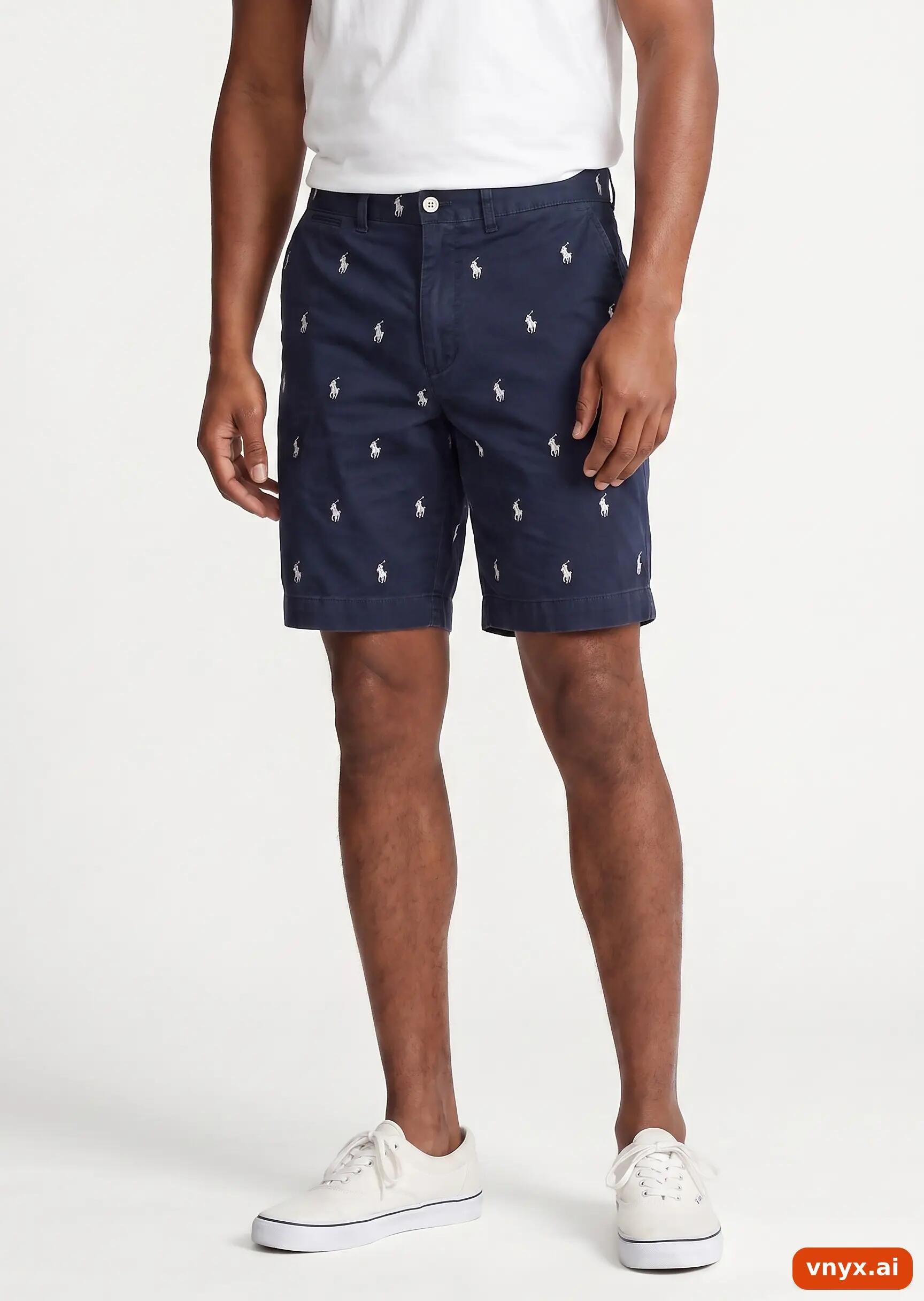 Second Life - Vintage POLO RALPH LAUREN Navy Shorts Men 35 5/5