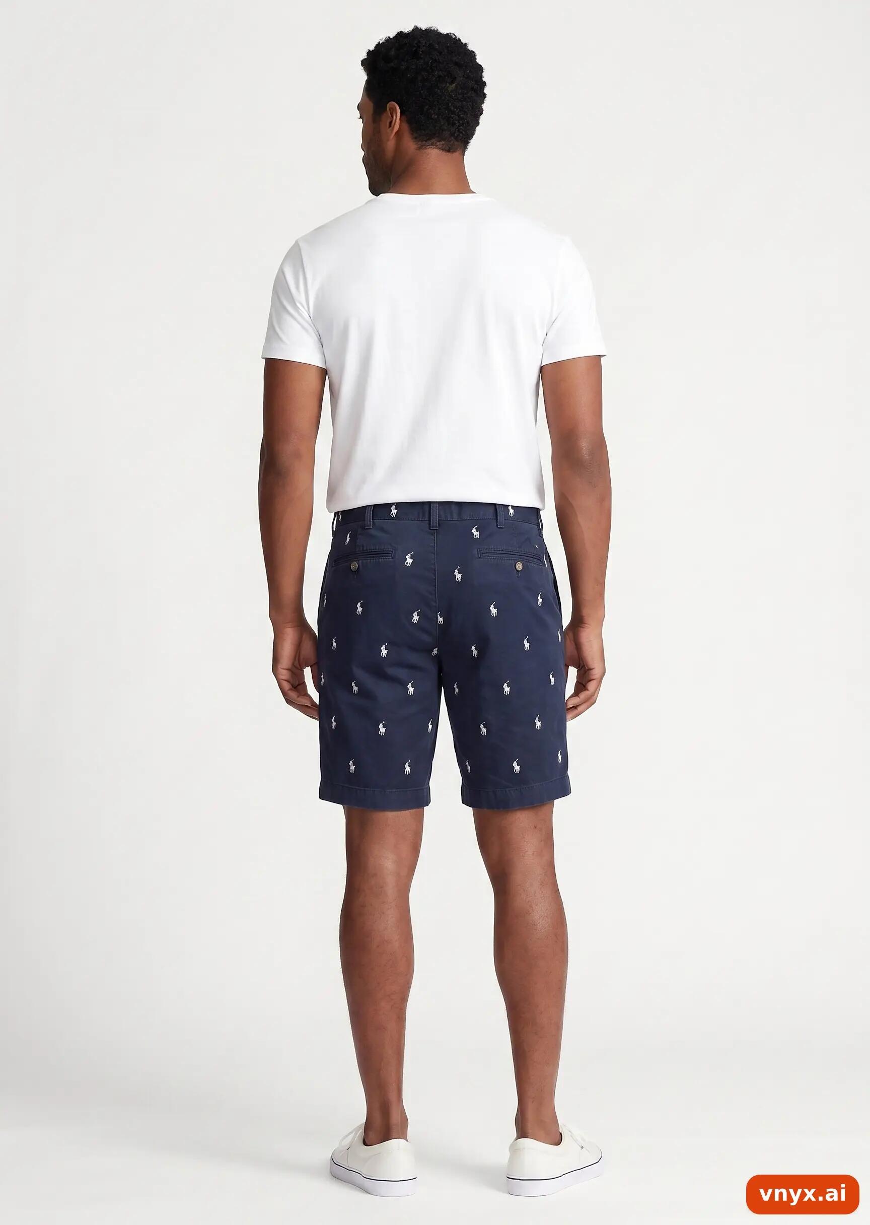 Second Life - Vintage POLO RALPH LAUREN Navy Shorts Men 35 4/5