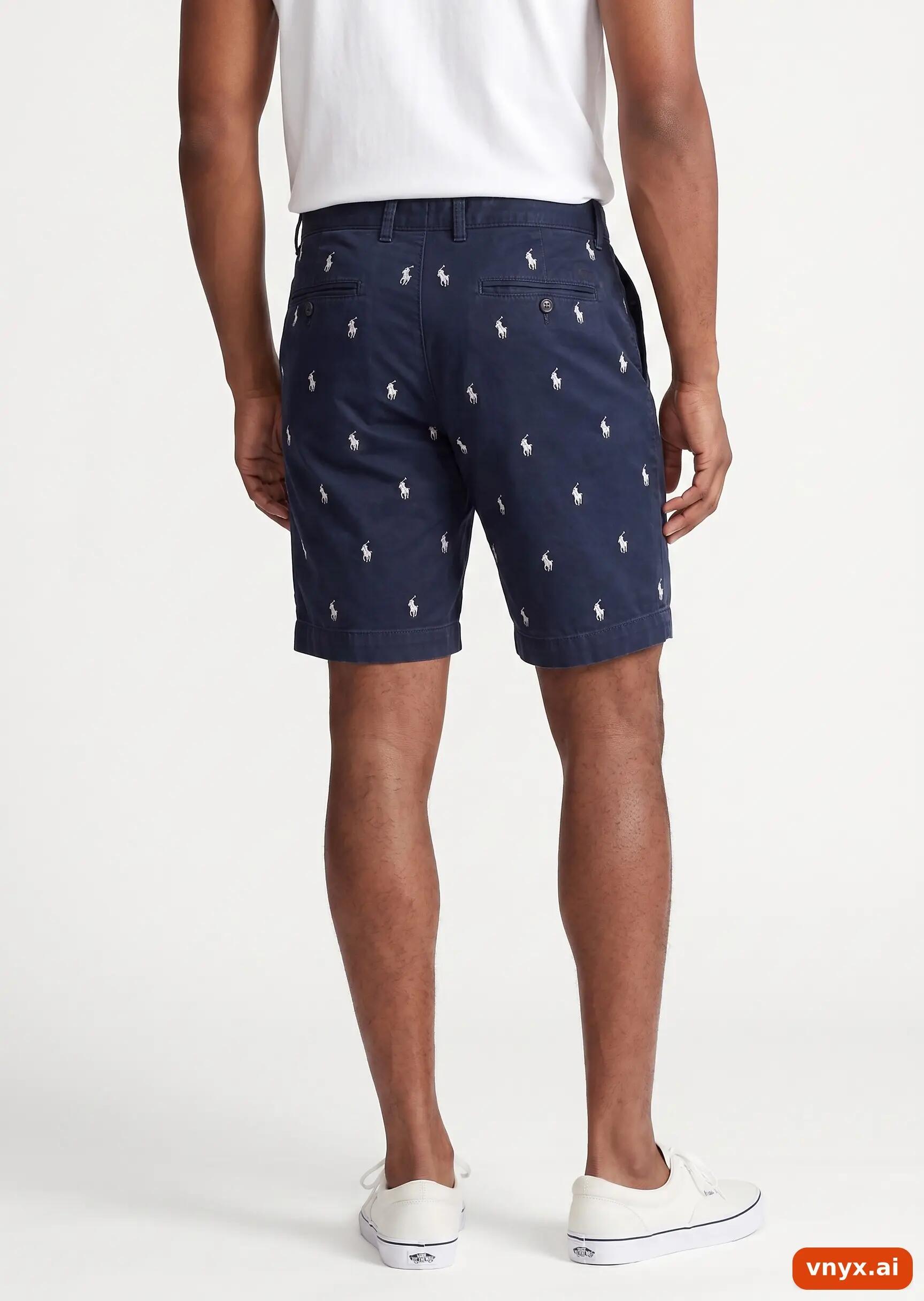 Second Life - Vintage POLO RALPH LAUREN Navy Shorts Men 35 2/5