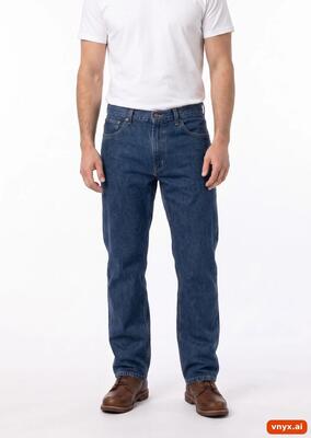 Second life - vintage carhartt blue jeans men 38 32