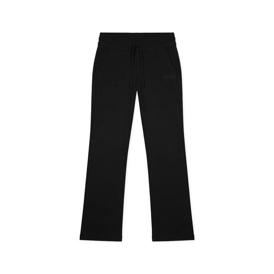Pantalon de sport pour femmes, taille haute, à la coupe ajustée et bas légèremen