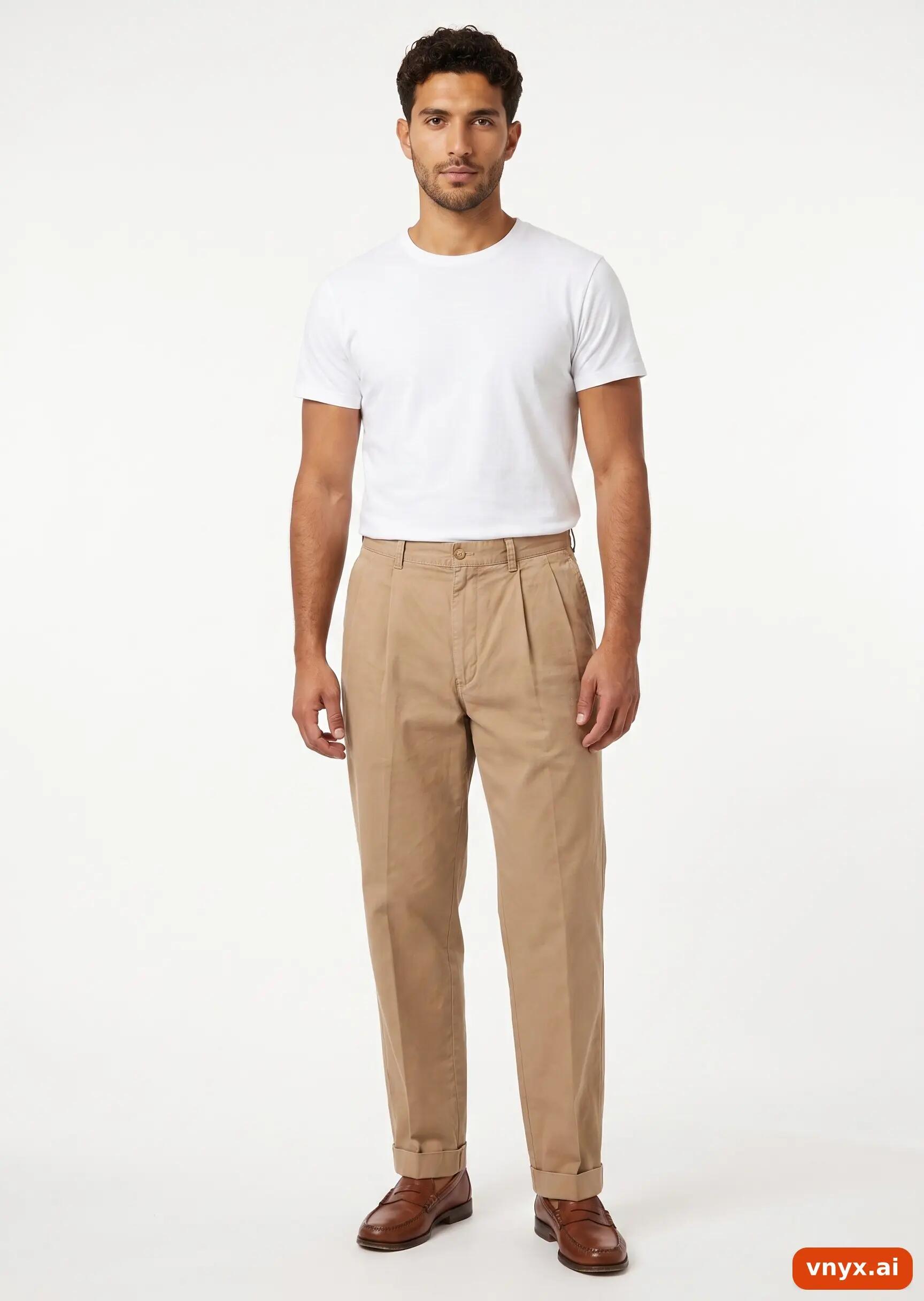 Second Life - Vintage POLO RALPH LAUREN Khaki Chinos Men W35 32 3/5