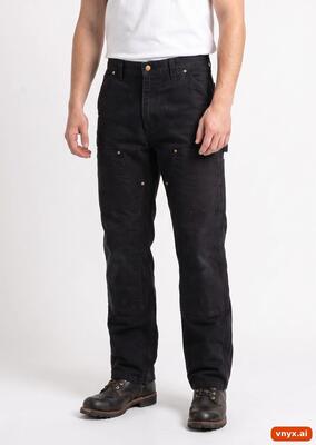 Second life - vintage carhartt black trousers men 28 28