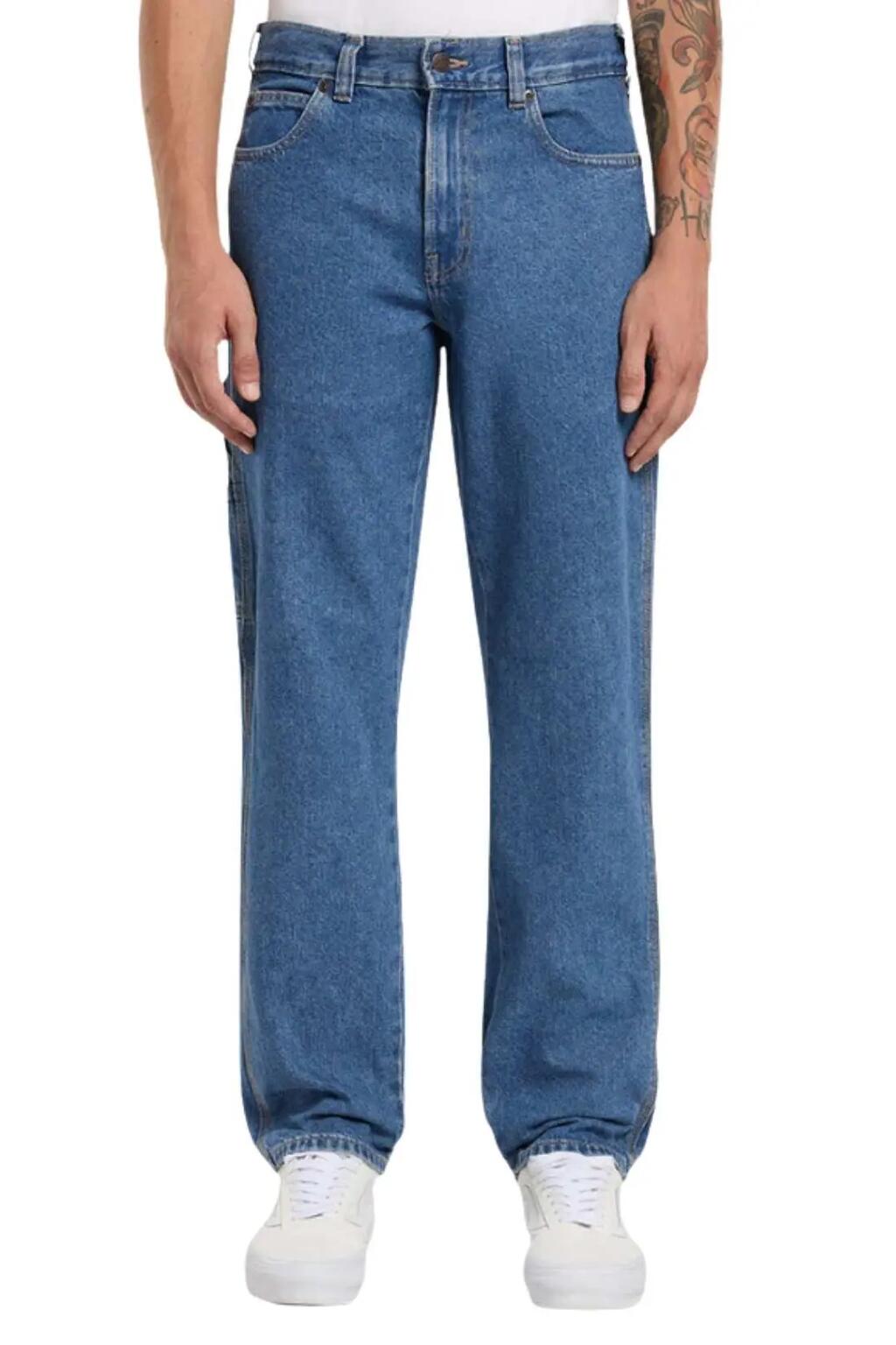 Pánske - sportswear - džínsy - 993 Carpenter Regular Tapered - 7 vreciek - modré