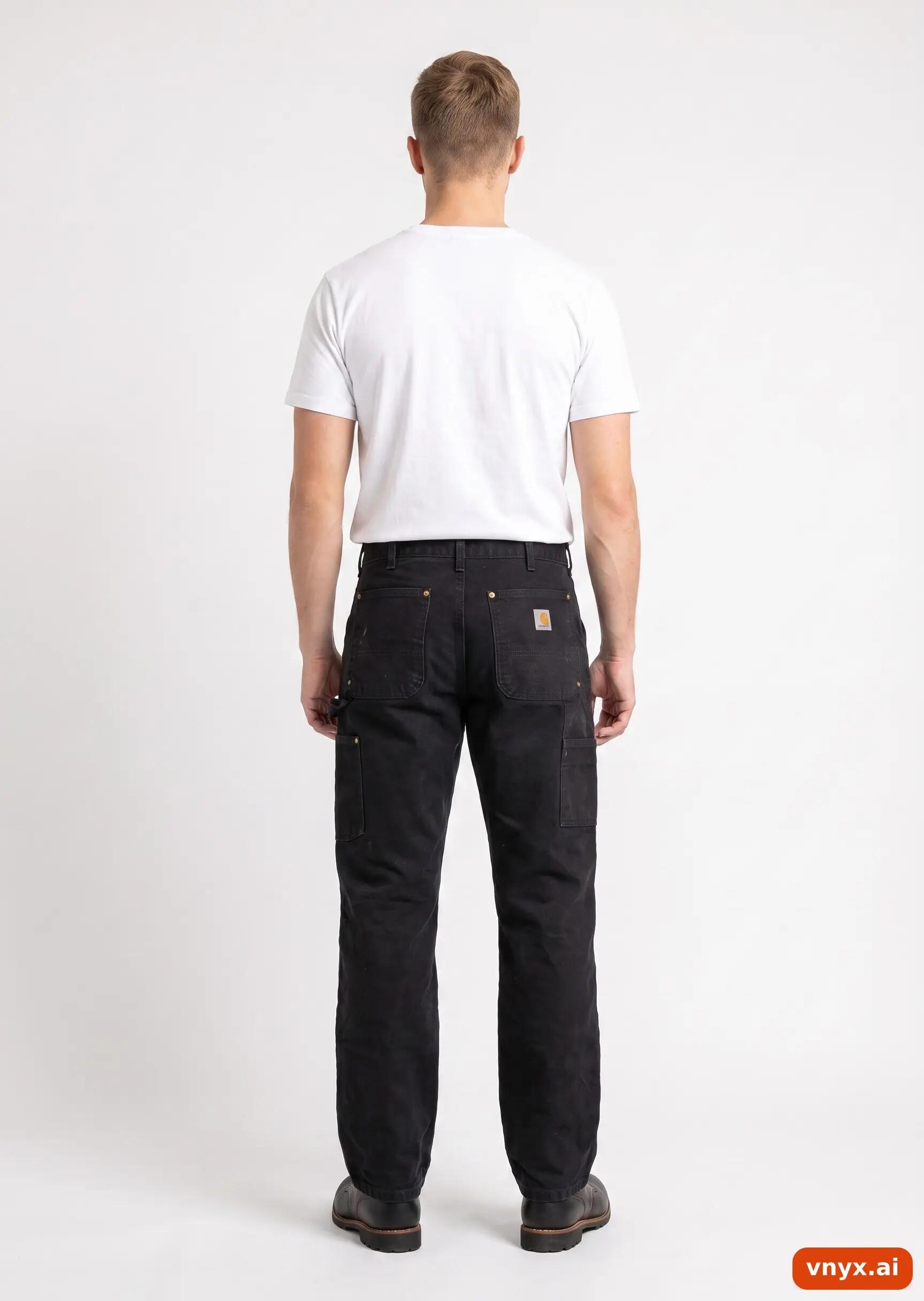 Second Life - Vintage Carhartt Black Trousers Men 28 28 4/5